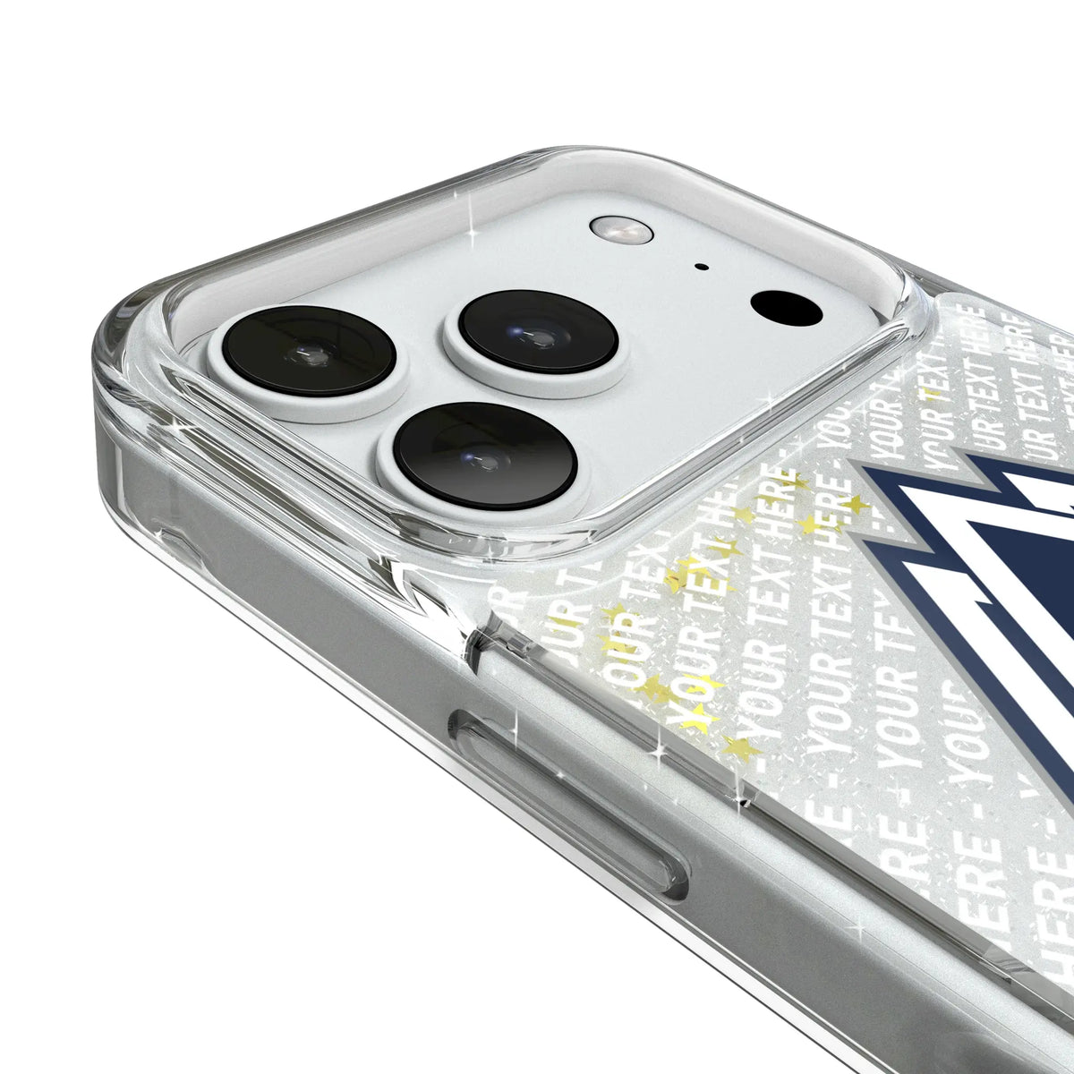 Vancouver Whitecaps Personalized EndZone Plus iPhone Glitter Phone Case for Apple iPhone - Detail#Device_iPhone 18 Pro