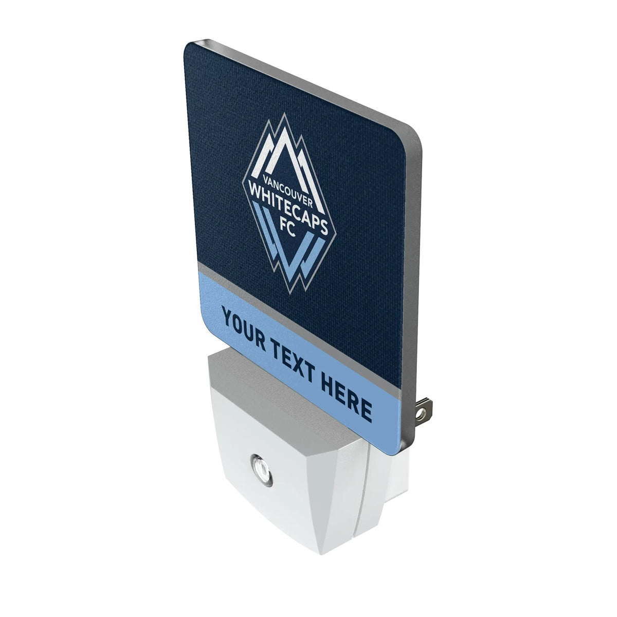 Vancouver Whitecaps Personalized Endzone Solid Night Light 2-Pack - Isometric View