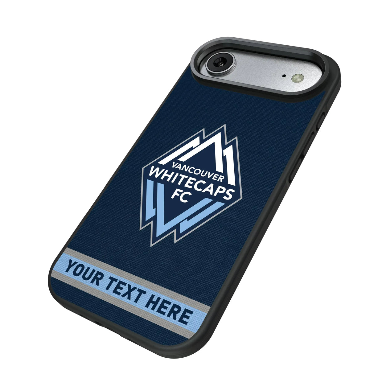 Vancouver Whitecaps Personalized Stripe iPhone Bump Phone Case for Apple iPhone - Isometric View#Device_iPhone Air