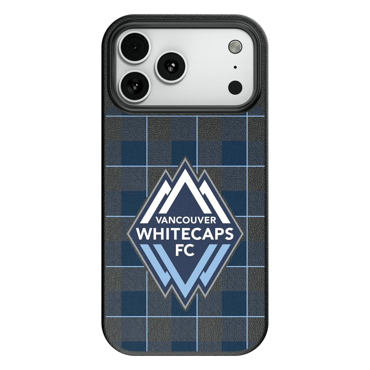 Vancouver Whitecaps Plaid MagSafe Compatible Phone Case for Apple iPhone
