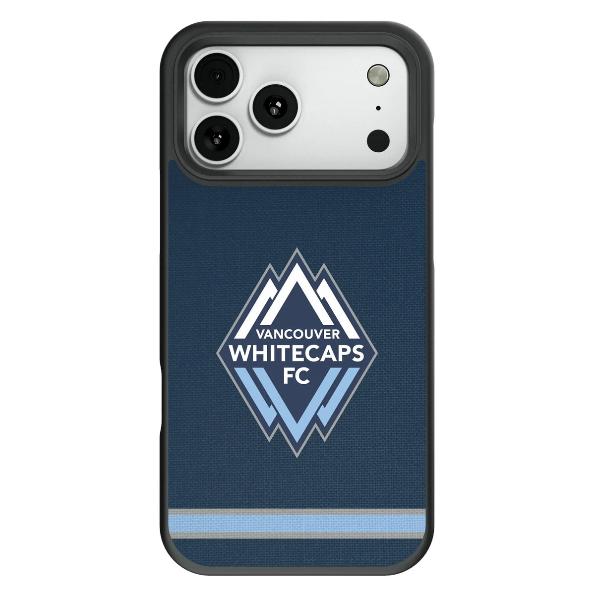 Vancouver Whitecaps Stripe Bump Phone Case for Apple iPhone