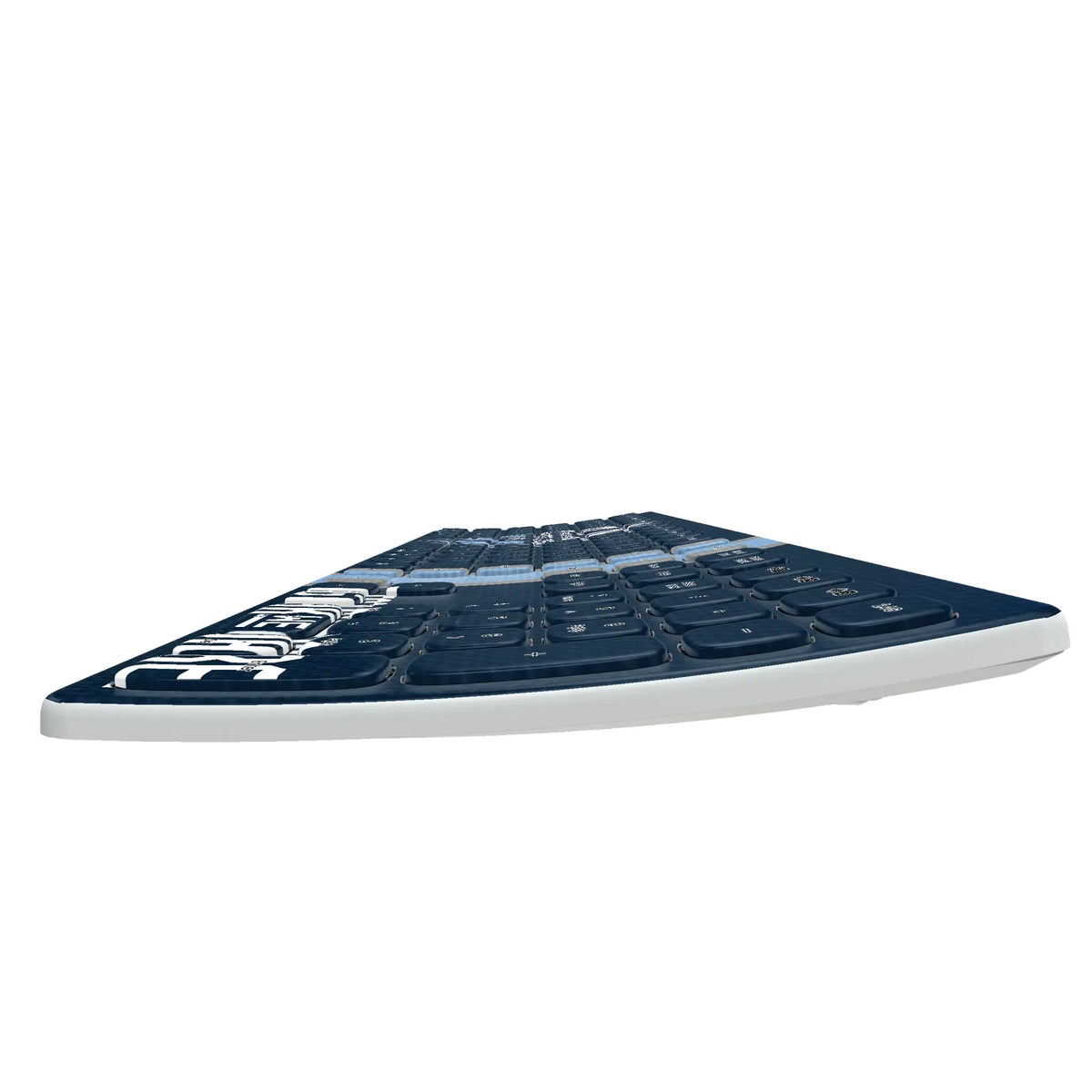 Vancouver Whitecaps Stripe KKB605 Curved Wireless Keyboard