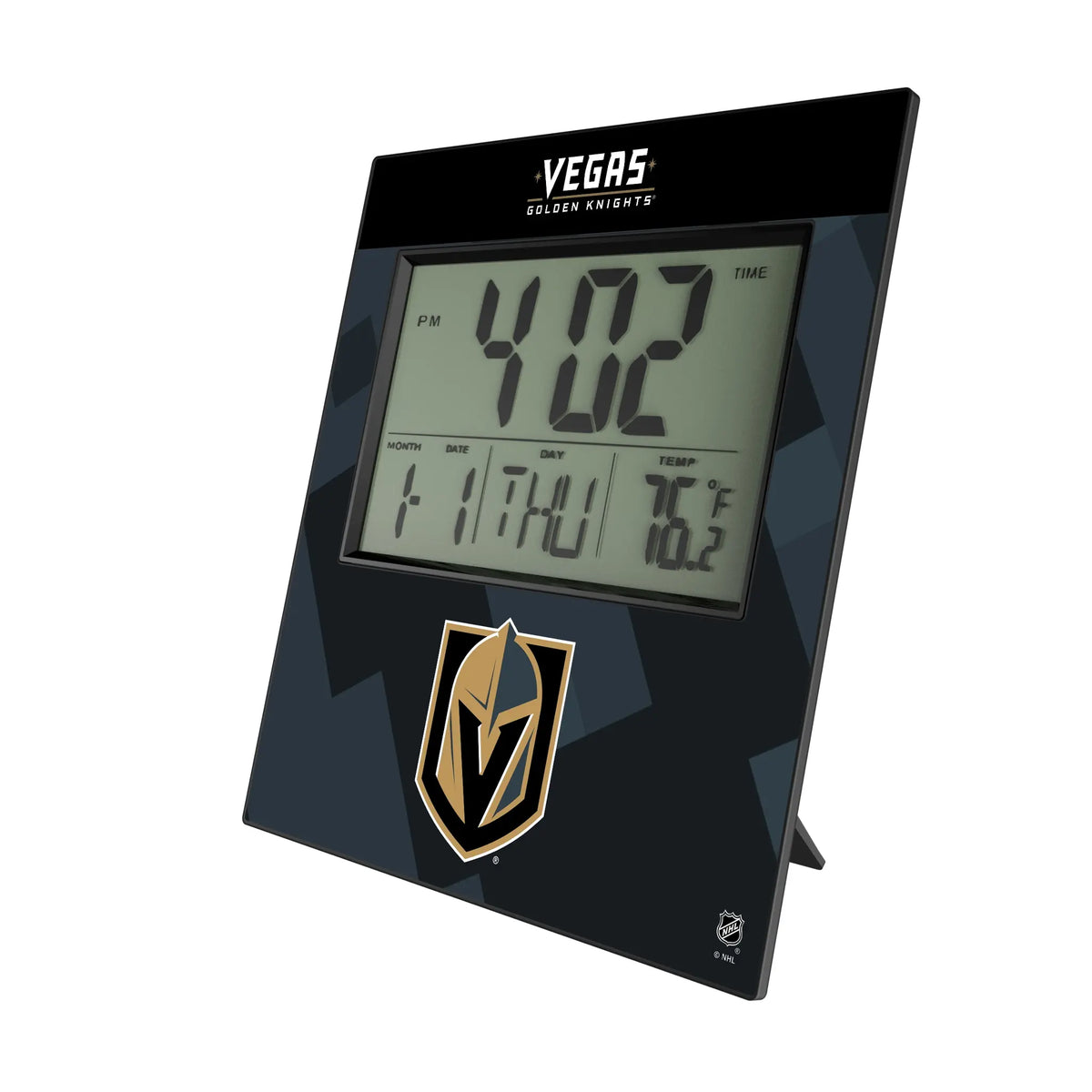Vegas Golden Knights Color Block Wall Clock