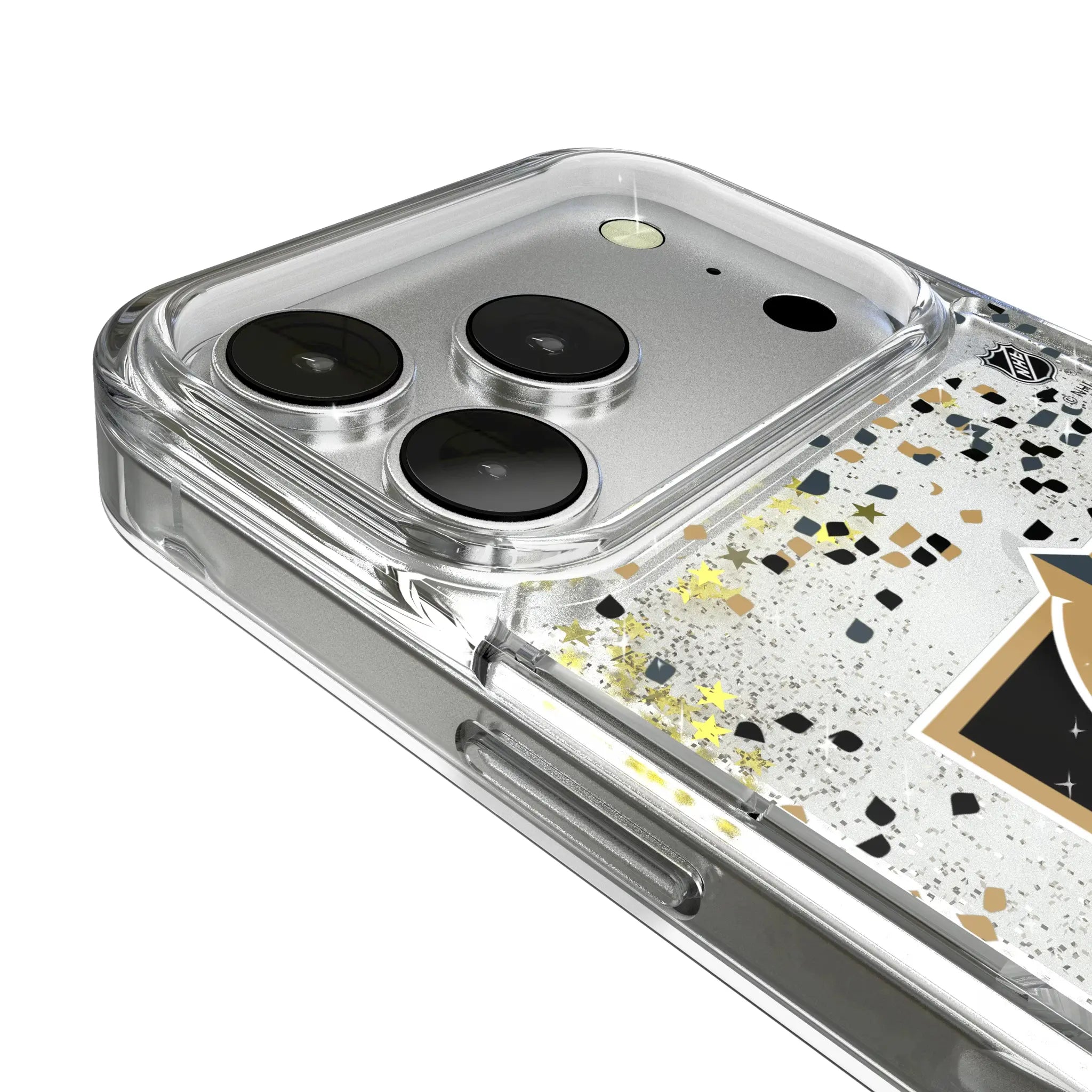 Vegas Golden Knights Confetti iPhone Glitter Phone Case for Apple iPhone - Detail