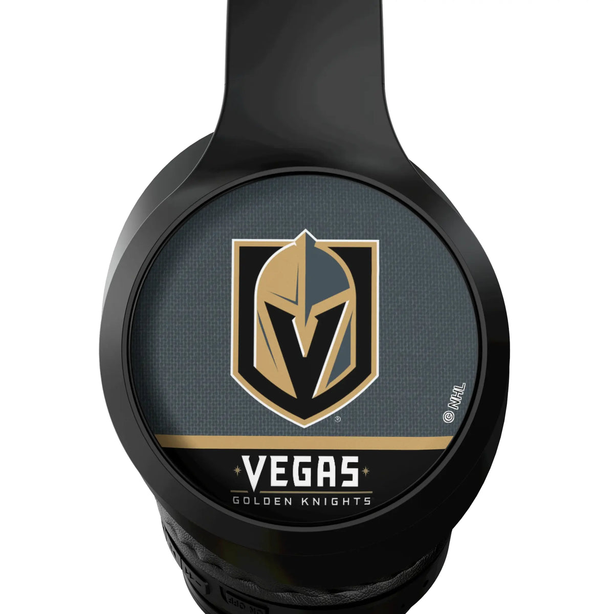 Vegas Golden Knights Endzone Solid Wireless Over-Ear Headphones With Case - Detail