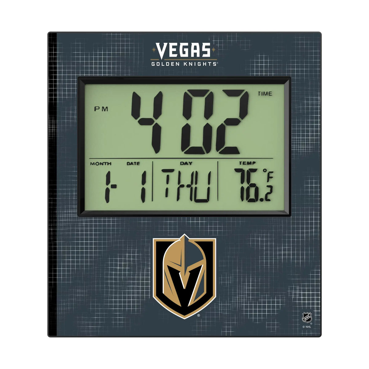 Vegas Golden Knights Hatch Wall Clock