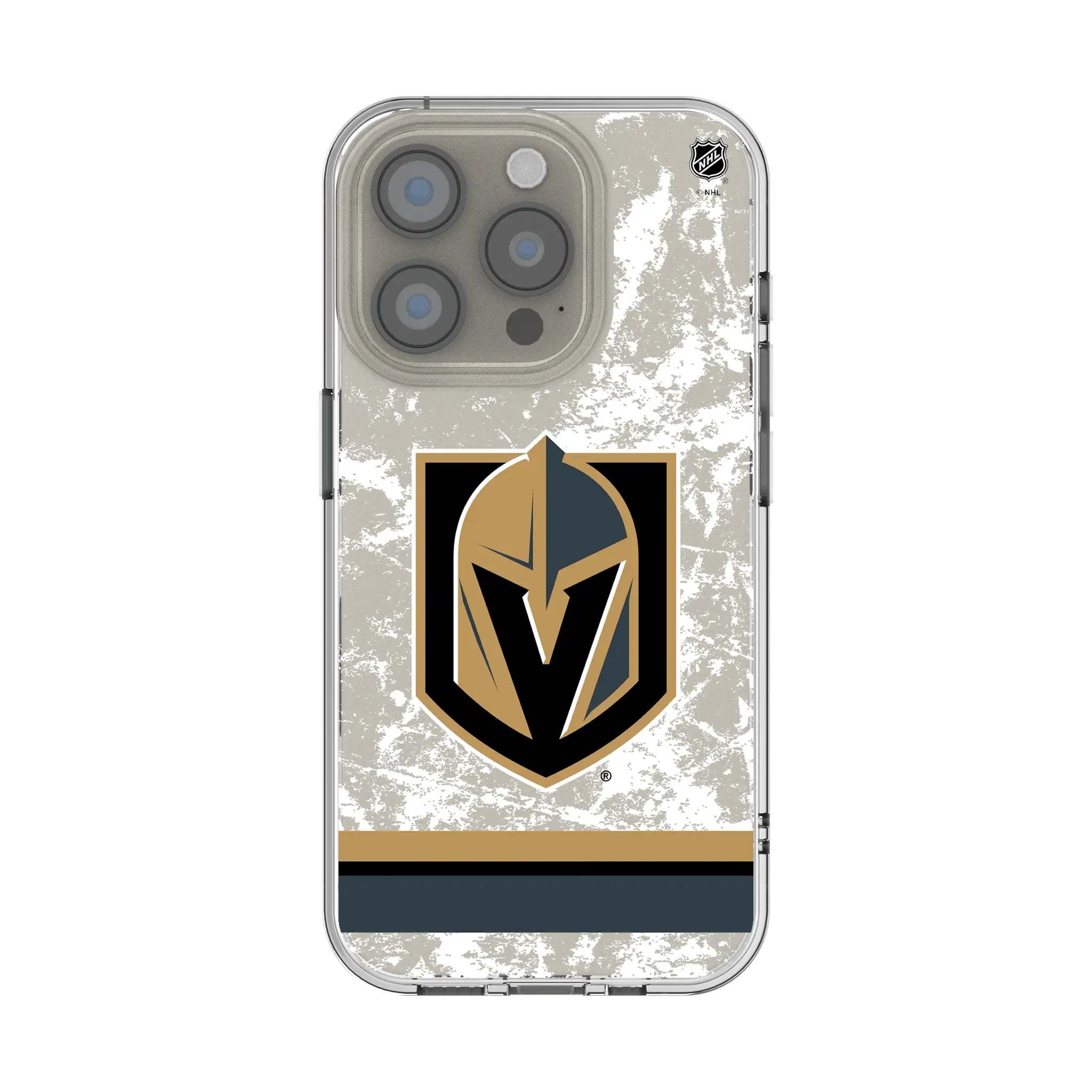 Vegas Golden Knights Ice Stripe iPhone Clear Phone Case for Apple iPhone