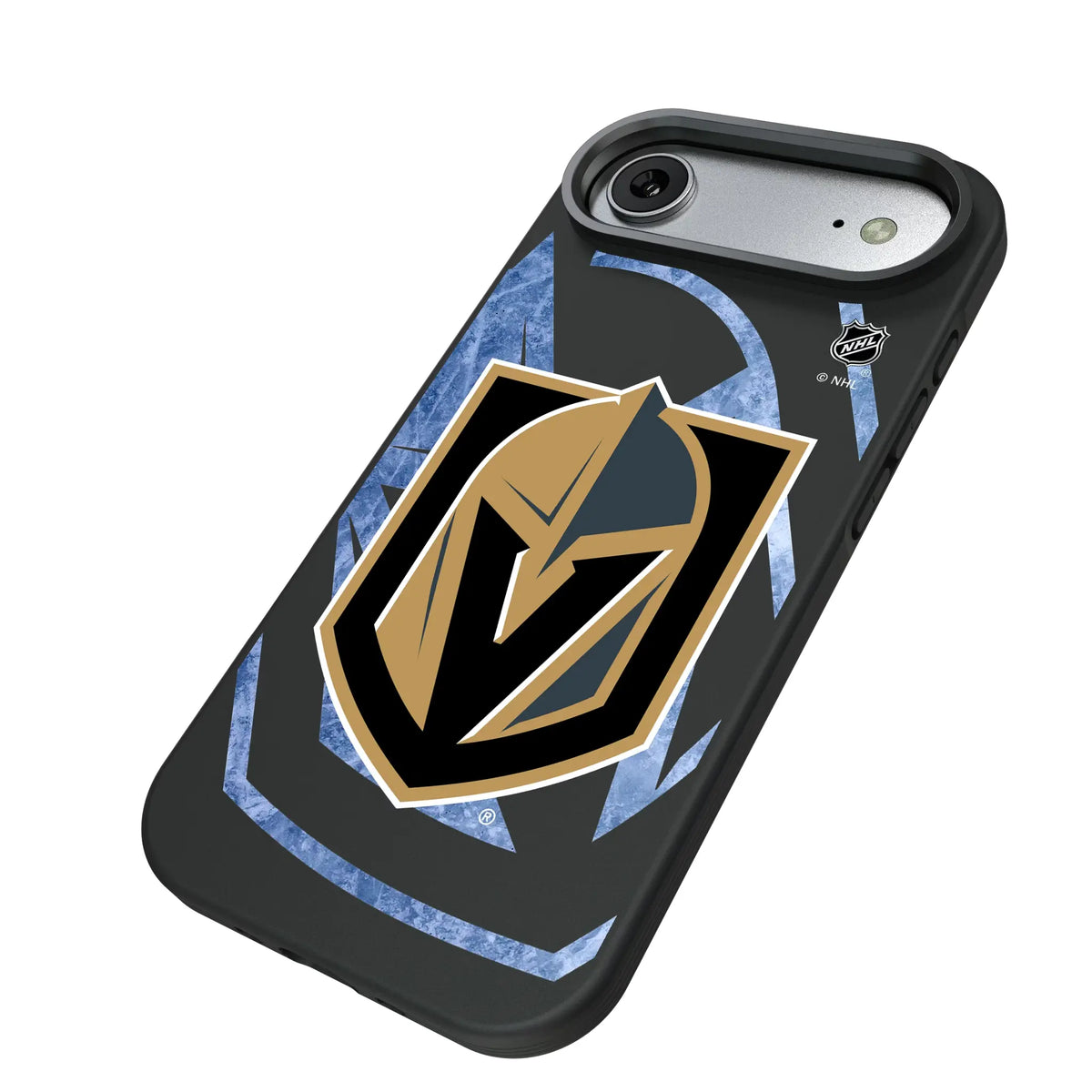 Vegas Golden Knights Ice Tilt iPhone Bump Phone Case for Apple iPhone - Isometric View#Device_iPhone Air