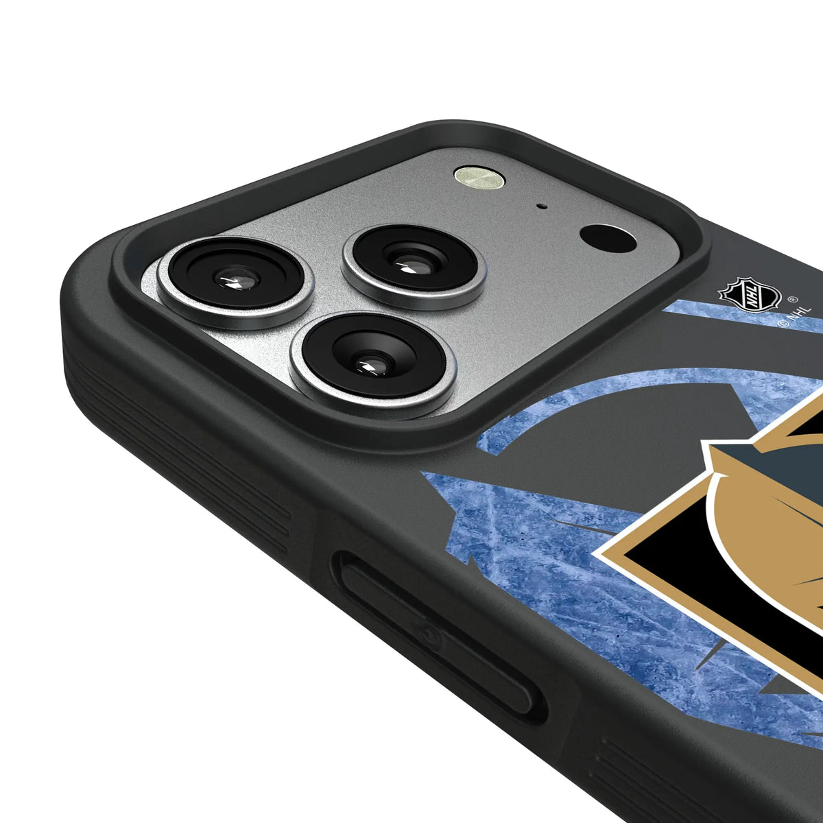 Vegas Golden Knights Ice Tilt iPhone Bump Phone Case for Apple iPhone - Detail#Device_iPhone 17 Pro