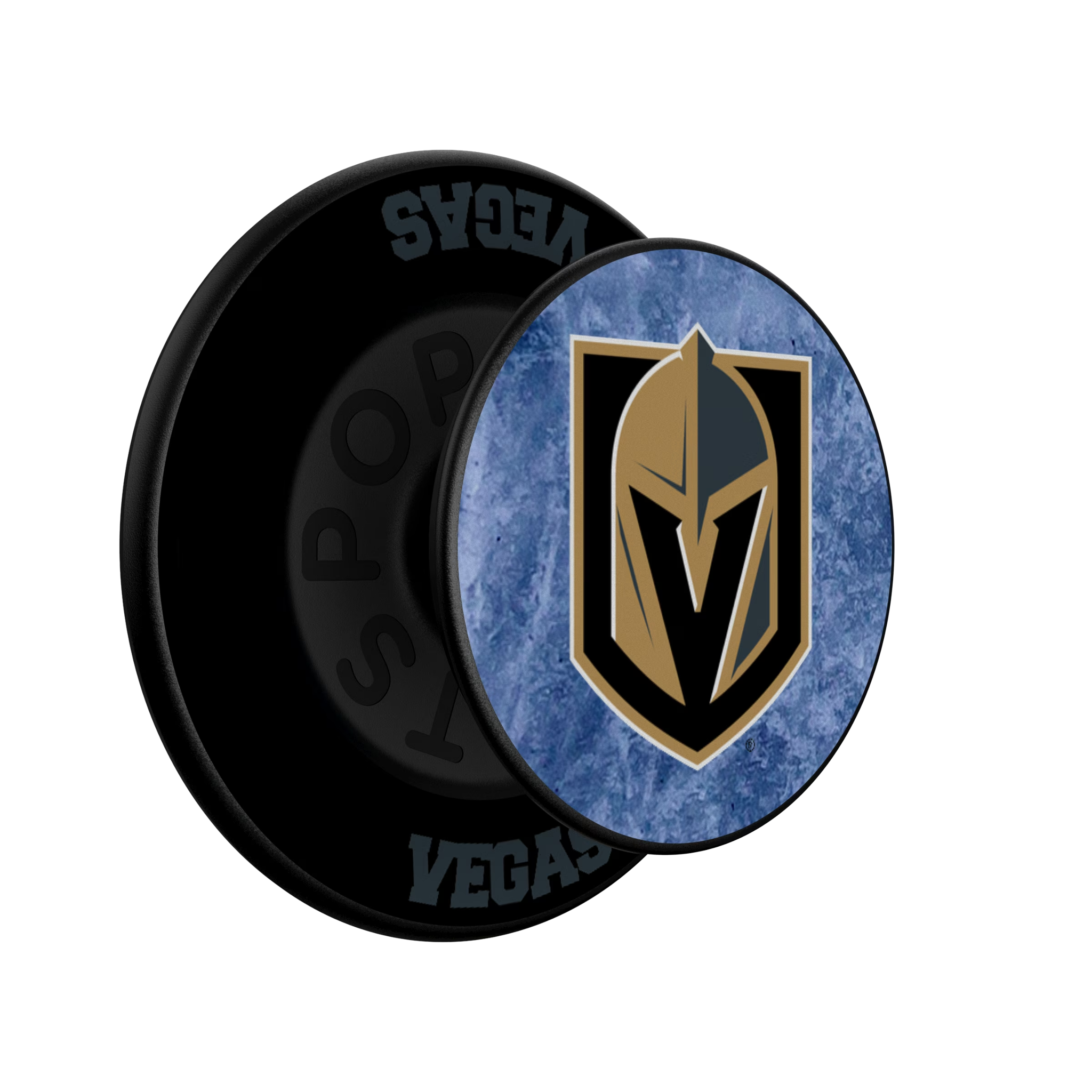 Vegas Golden Knights Ice Wordmark Popsockets Round Magnetic
