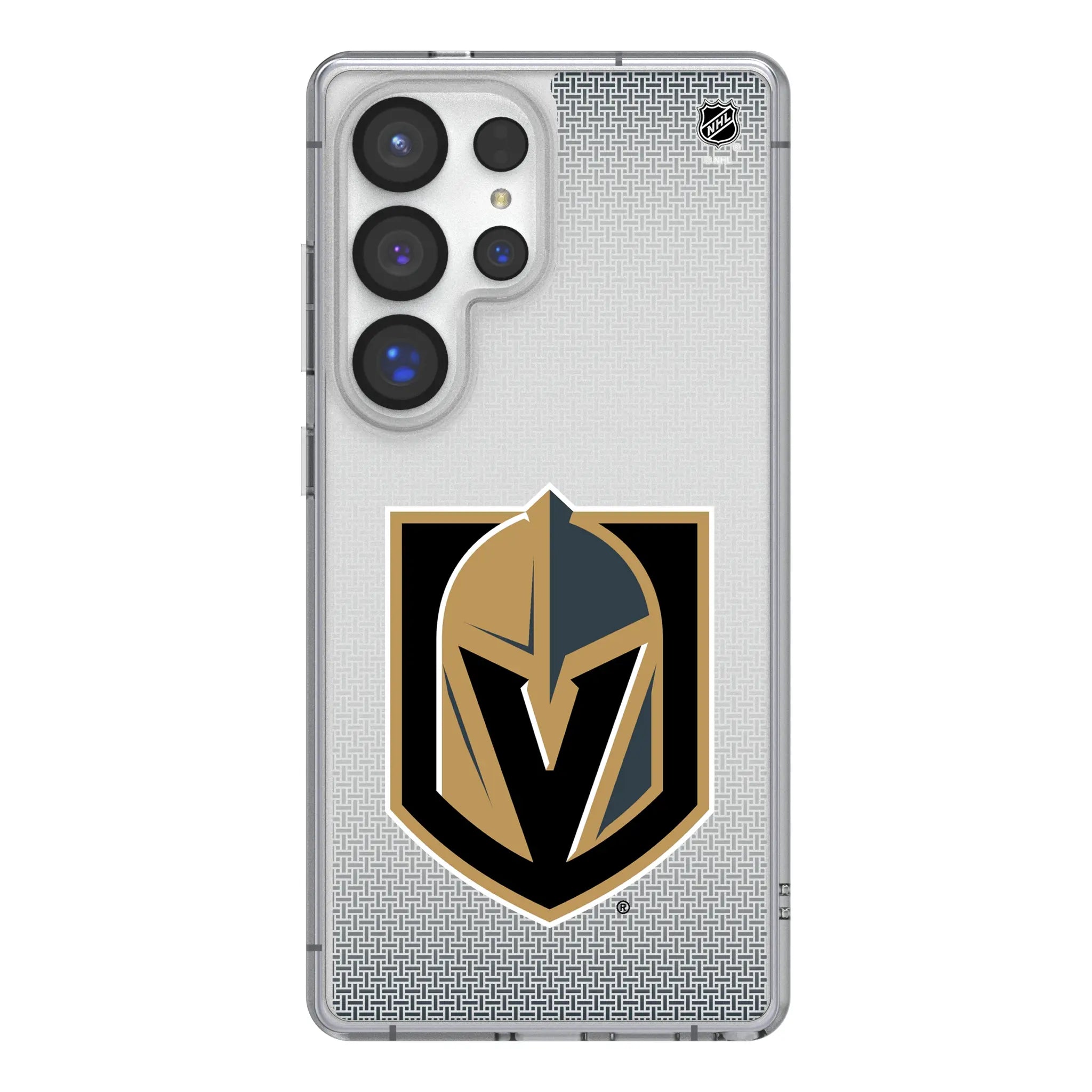 Vegas Golden Knights Linen Galaxy Clear Phone Case for Samsung Galaxy#Device_Galaxy S25 Ultra
