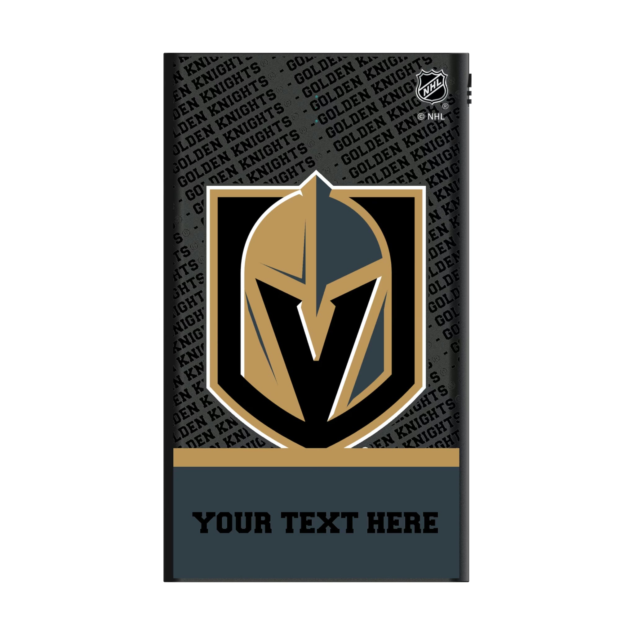 Vegas Golden Knights Personalized EndZone Plus 5000mAh Flat Powerbank