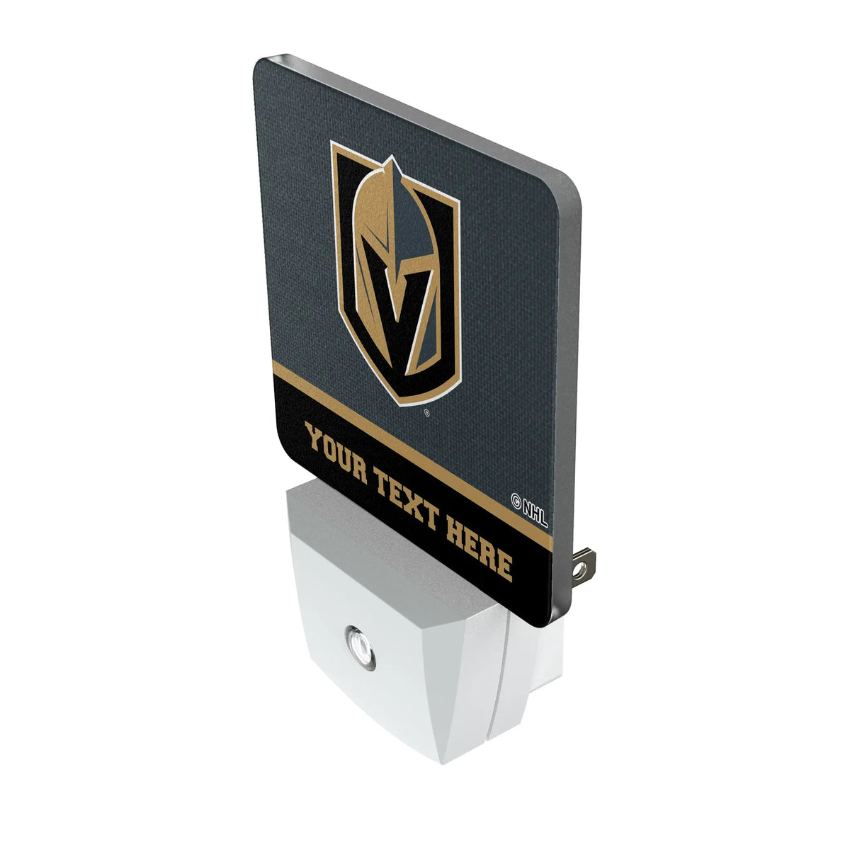 Vegas Golden Knights Personalized Endzone Solid Night Light 2-Pack - Isometric View
