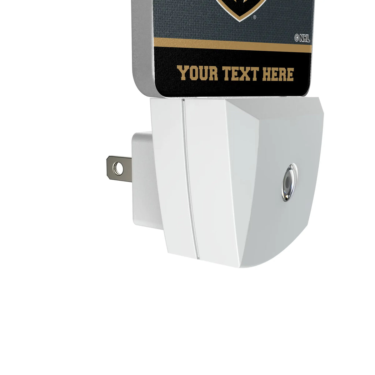 Vegas Golden Knights Personalized Endzone Solid Night Light 2-Pack - Detail