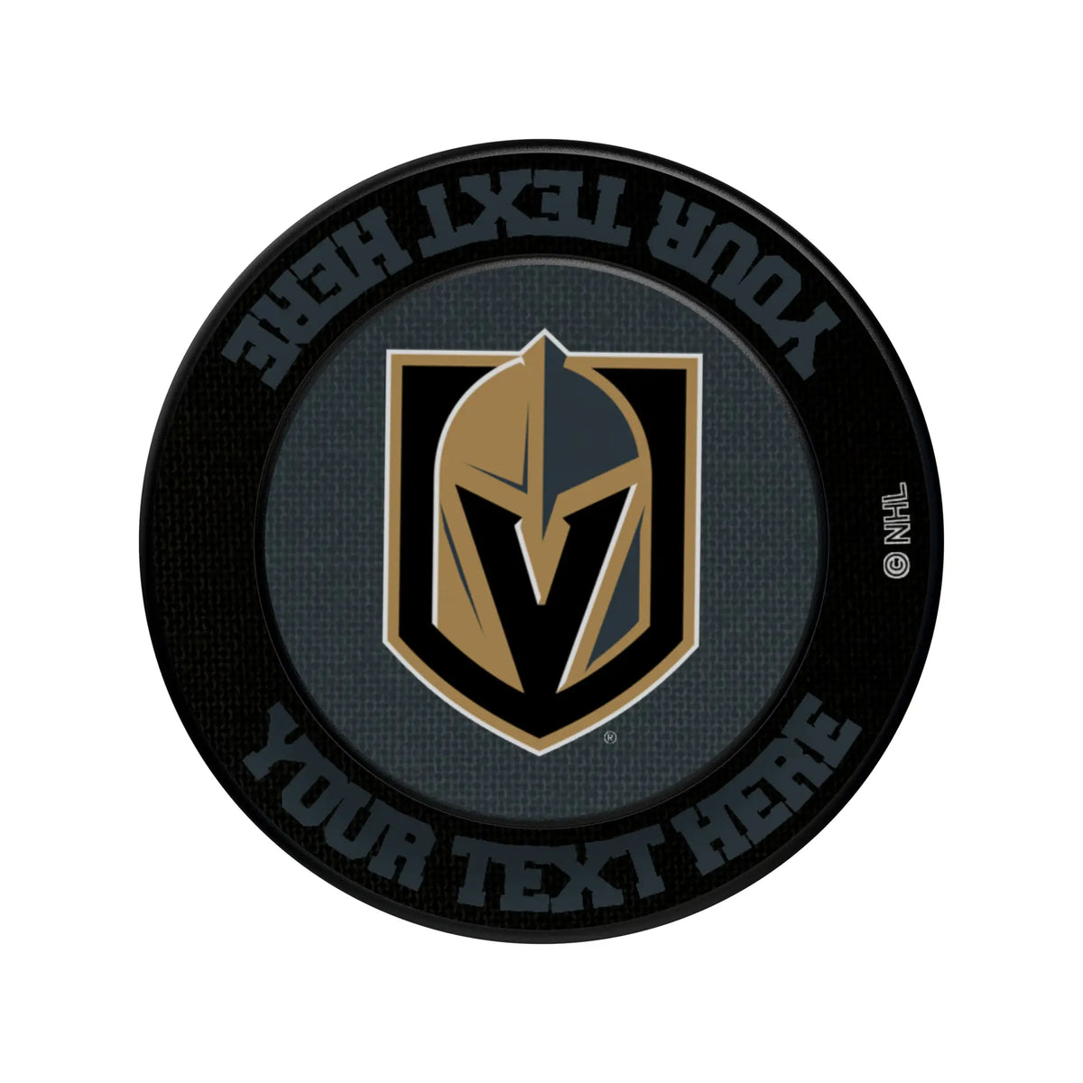 Vegas Golden Knights Personalized Endzone Solid Popsockets Round Magnetic