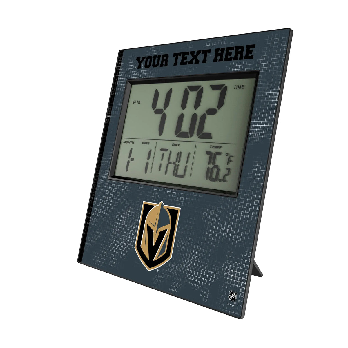 Vegas Golden Knights Personalized Hatch Wall Clock