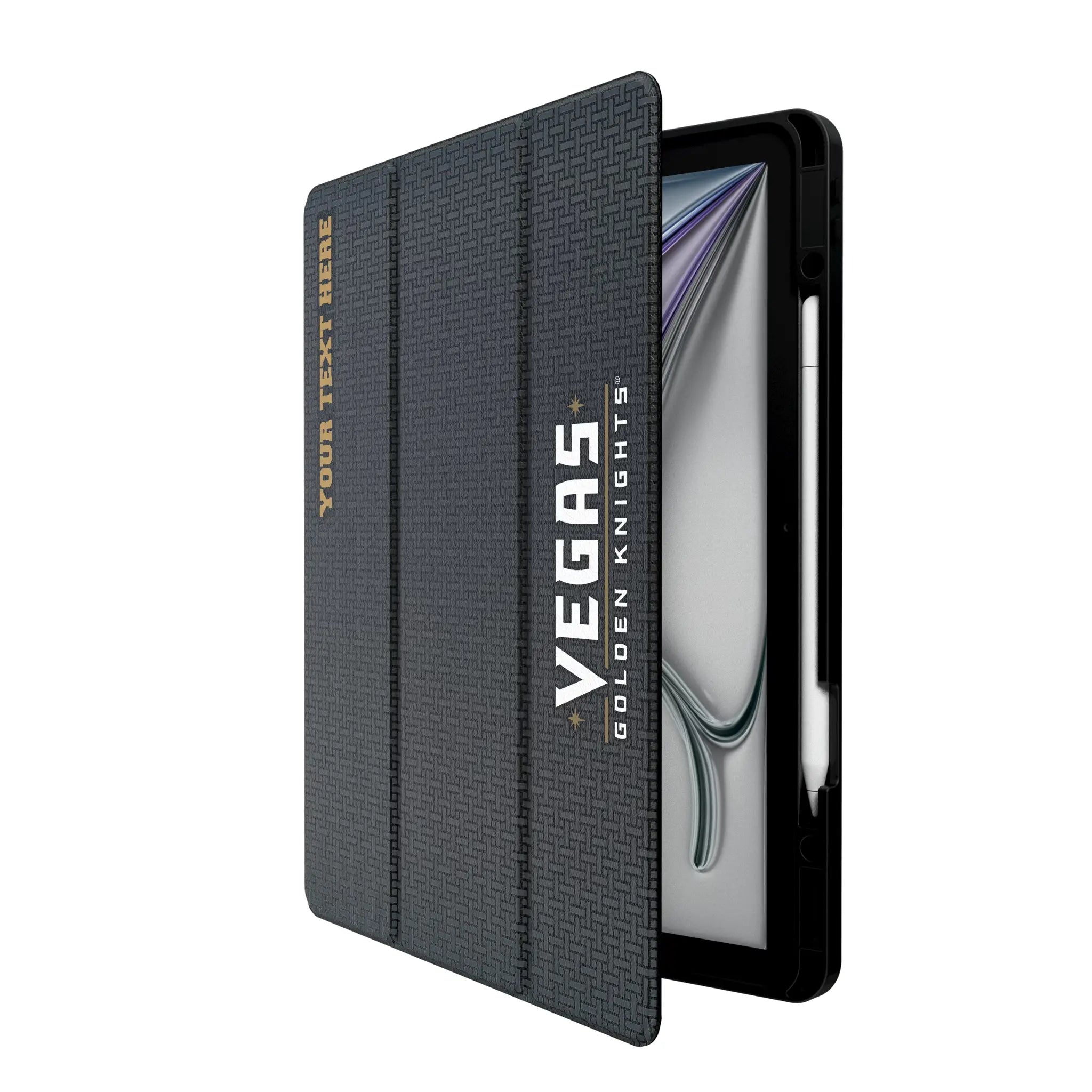 Vegas Golden Knights Personalized Linen iPad Tablet Case for Apple iPad