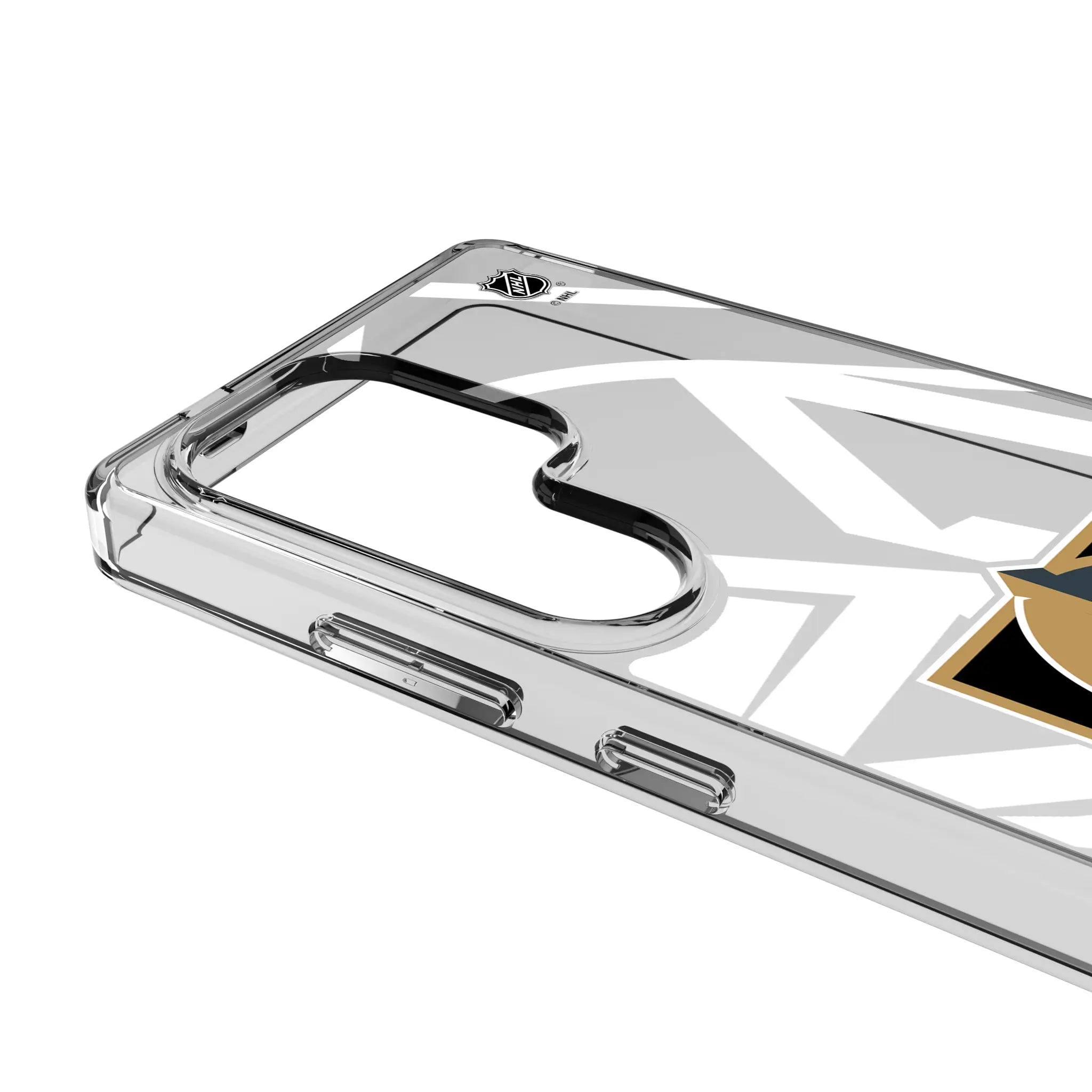 Vegas Golden Knights Personalized Tilt Galaxy Clear Phone Case for Samsung Galaxy - Detail#Device_Galaxy S25 Ultra