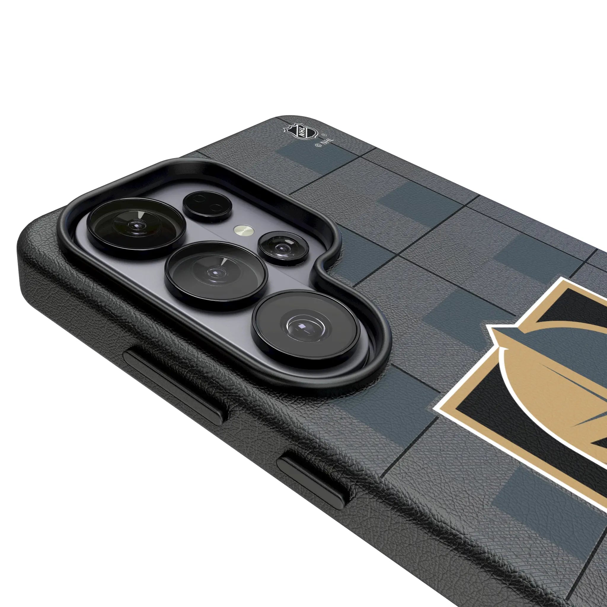 Vegas Golden Knights Plaid Galaxy MagSafe Compatible Phone Case for Samsung Galaxy - Detail#Device_Galaxy S26 Ultra