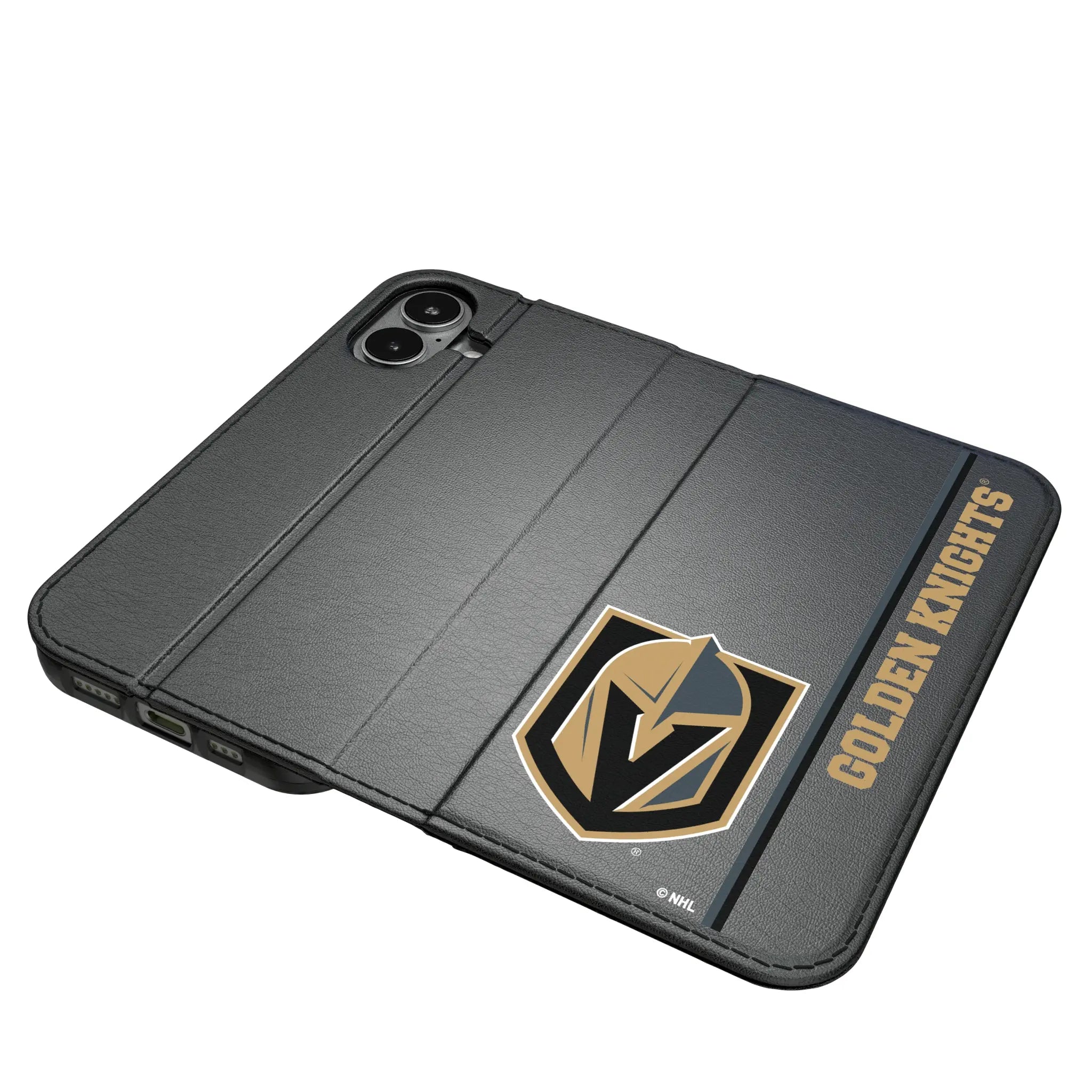 Vegas Golden Knights Sidebar iPhone Folio Phone Case for Apple iPhone#Device_iPhone 17