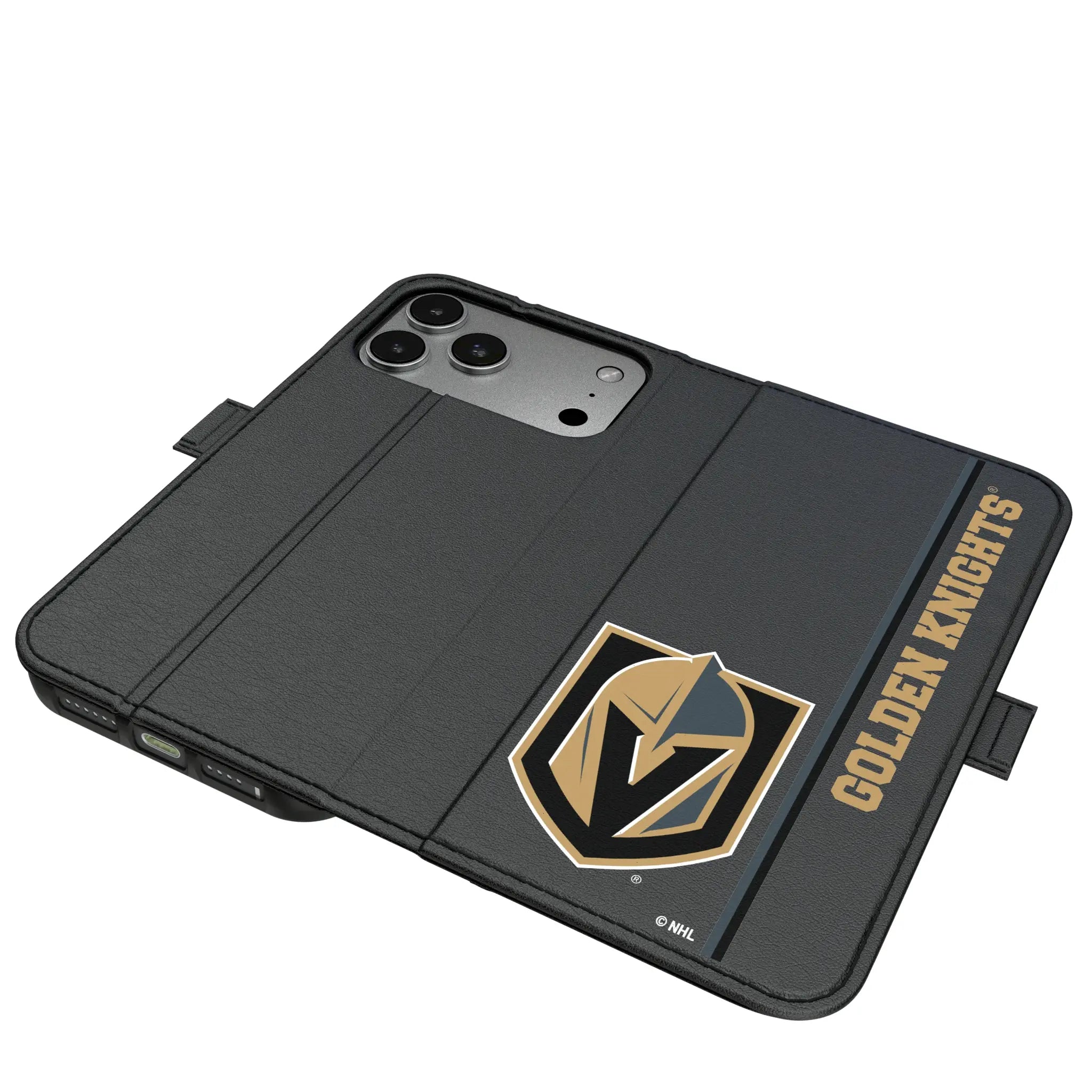 Vegas Golden Knights Sidebar iPhone Folio Phone Case for Apple iPhone#Device_iPhone 17 Pro Max