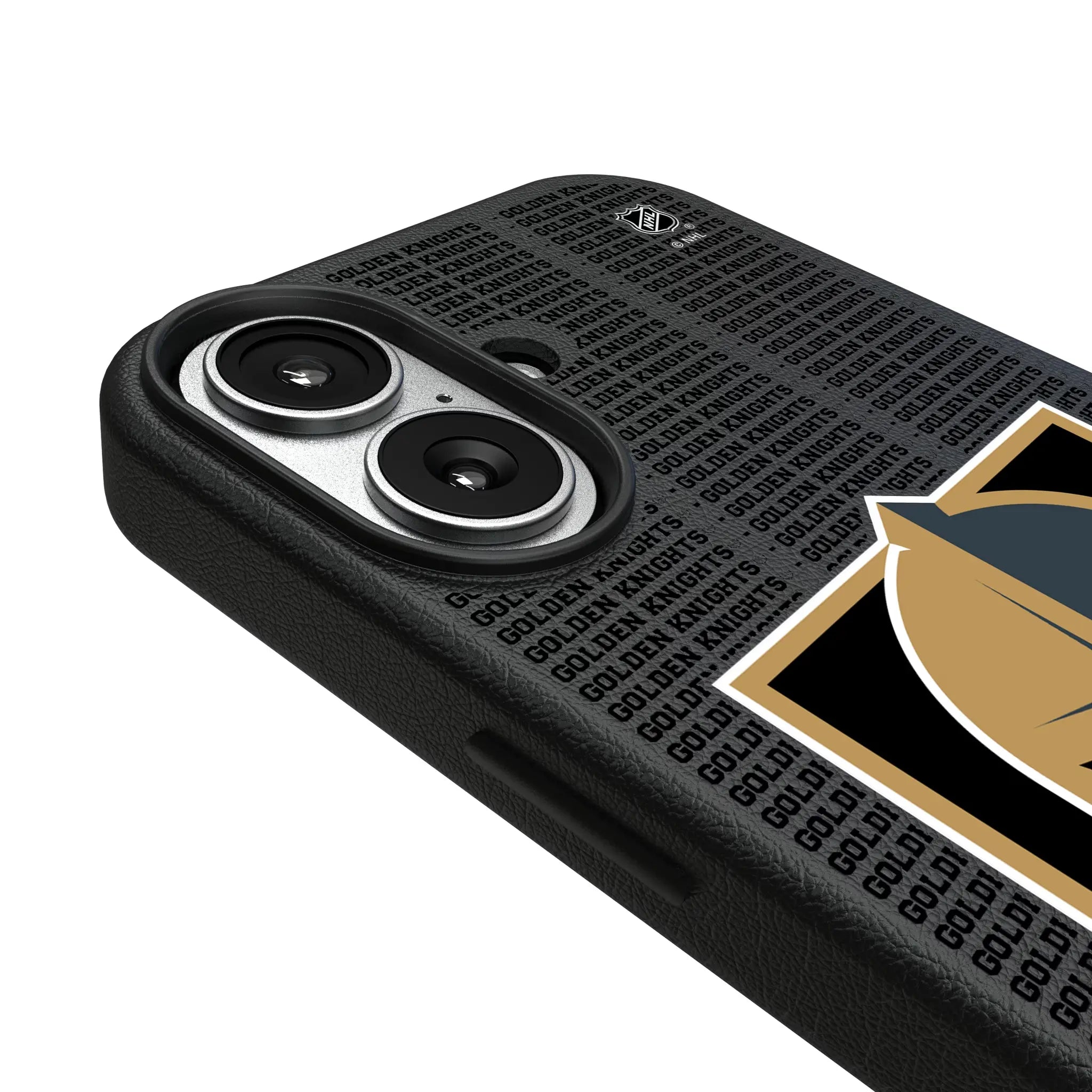 Vegas Golden Knights Text Backdrop iPhone MagSafe Compatible Phone Case for Apple iPhone - Detail#Device_iPhone 17