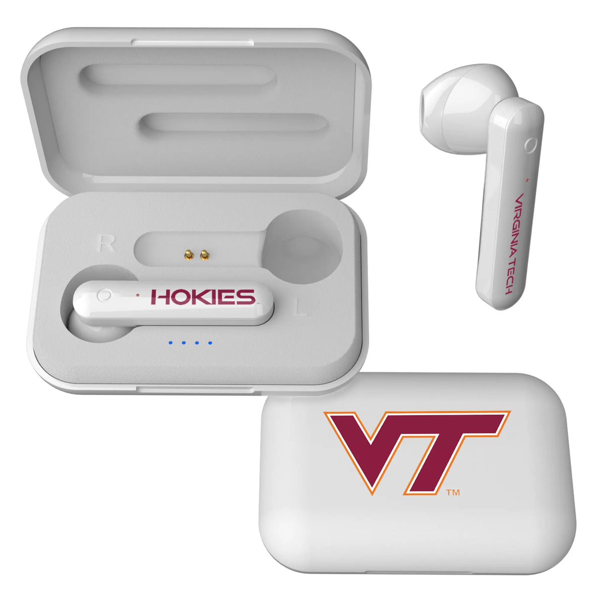 Virginia Tech Hokies Insignia Wireless TWS Earbuds