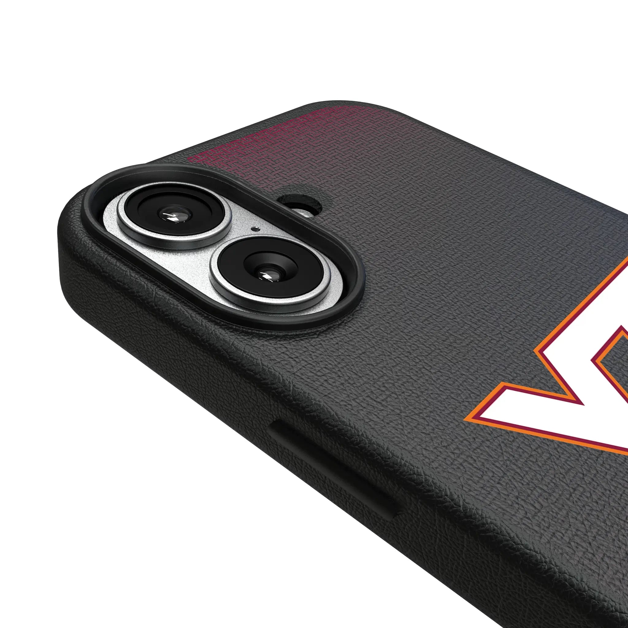 Virginia Tech Hokies Linen iPhone MagSafe Compatible Phone Case for Apple iPhone - Detail#Device_iPhone 17