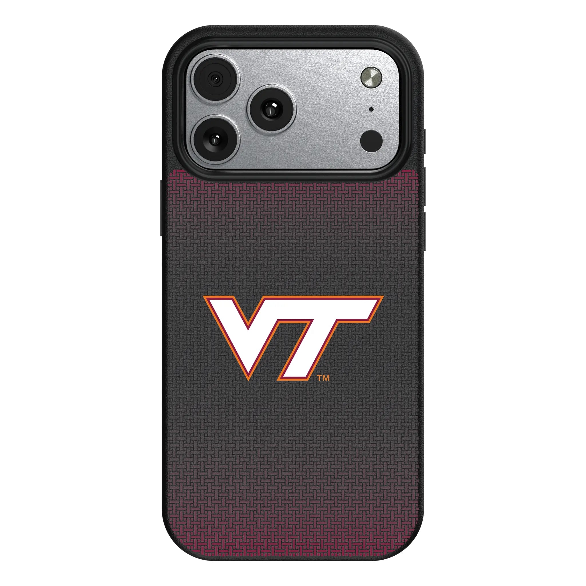 Virginia Tech Hokies Linen iPhone MagSafe Compatible Phone Case for Apple iPhone#Device_iPhone 17 Pro Max