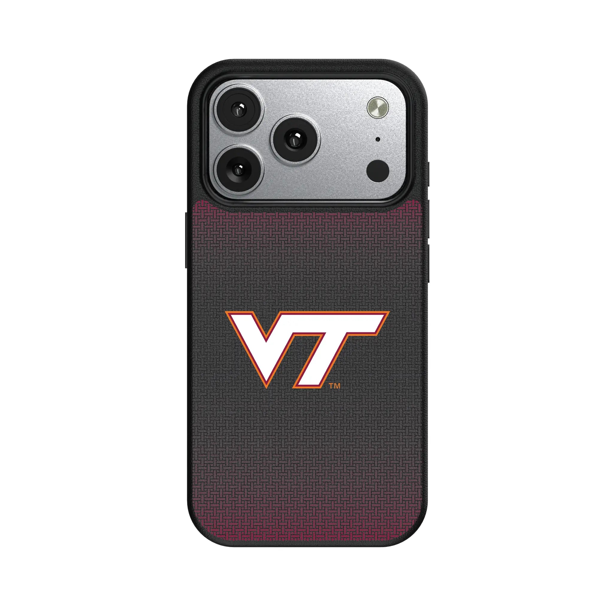 Virginia Tech Hokies Linen iPhone MagSafe Compatible Phone Case for Apple iPhone#Device_iPhone 17 Pro