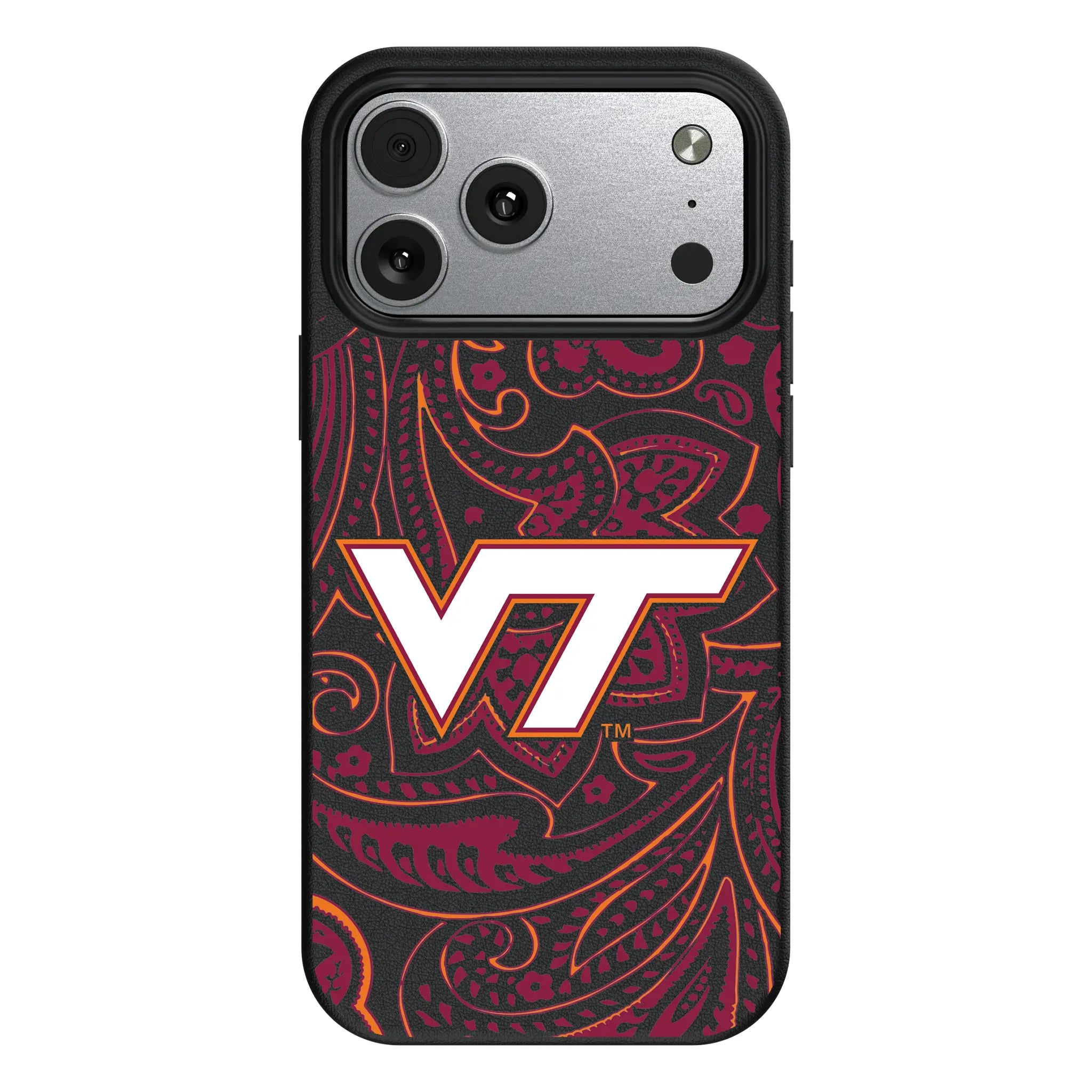 Virginia Tech Hokies Paisley iPhone MagSafe Compatible Phone Case for Apple iPhone#Device_iPhone 17 Pro Max