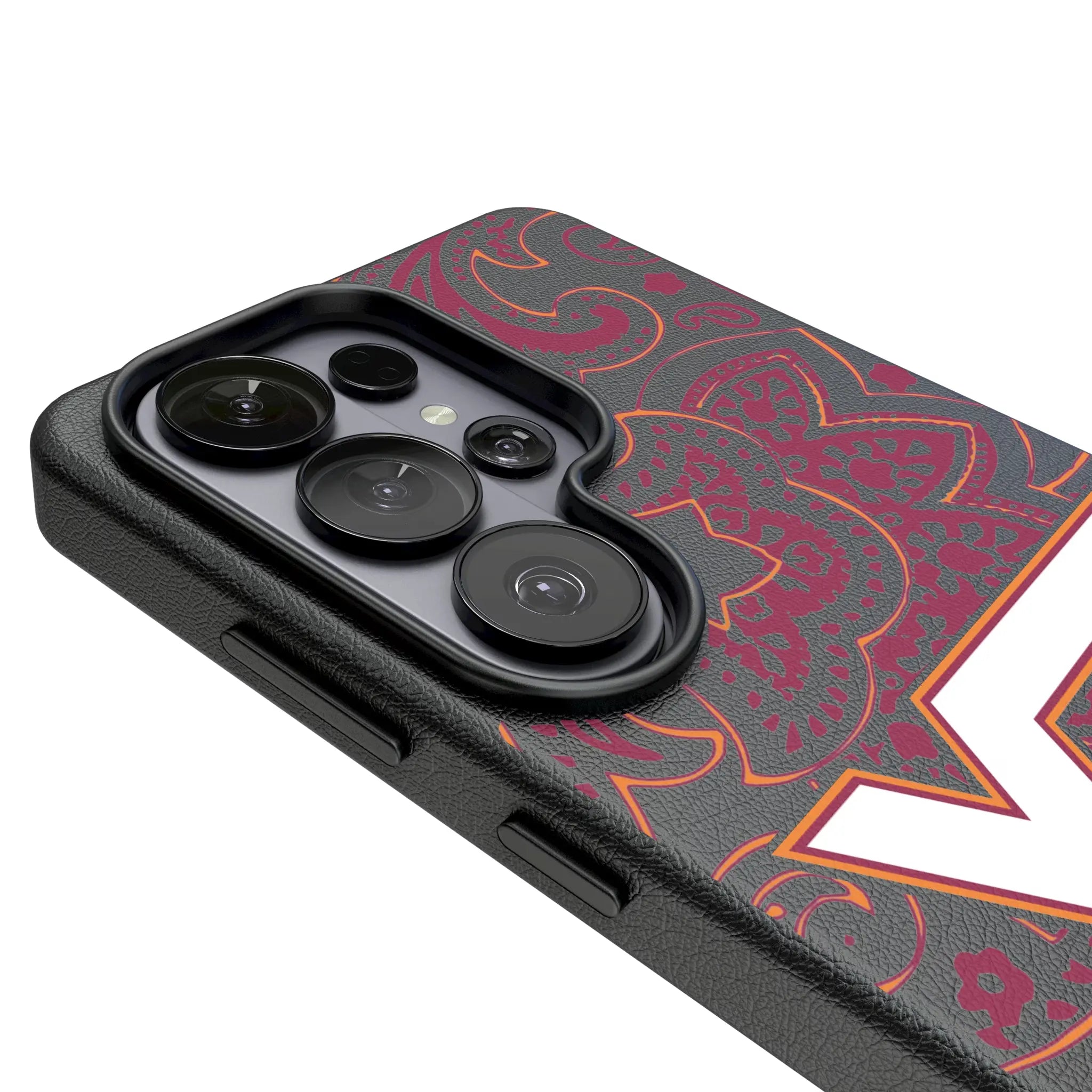 Virginia Tech Hokies Paisley Galaxy MagSafe Compatible Phone Case for Samsung Galaxy - Detail#Device_Galaxy S26 Ultra