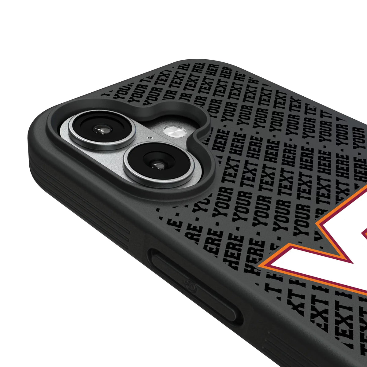 Virginia Tech Hokies Personalized EndZone Plus iPhone Bump Phone Case for Apple iPhone - Detail#Device_iPhone 17