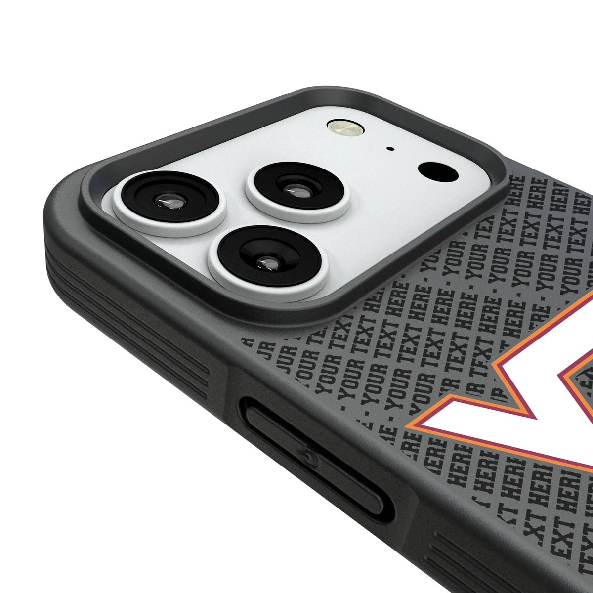 Virginia Tech Hokies Personalized EndZone Plus iPhone Bump Phone Case for Apple iPhone - Detail#Device_iPhone 18 Pro