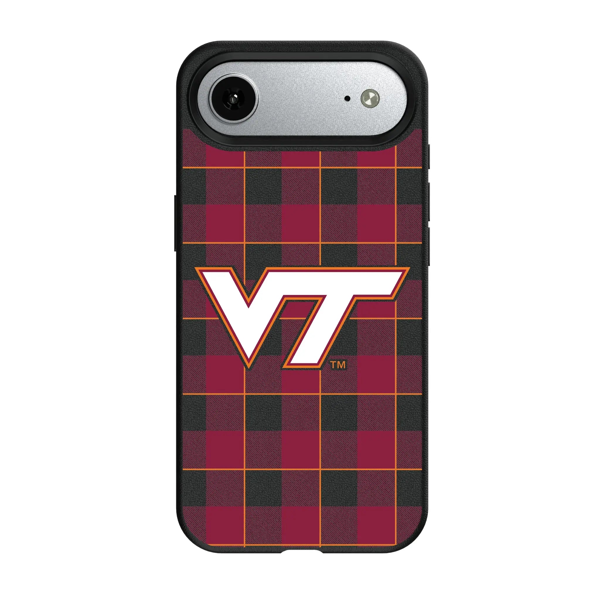 Virginia Tech Hokies Plaid iPhone MagSafe Compatible Phone Case for Apple iPhone#Device_iPhone Air