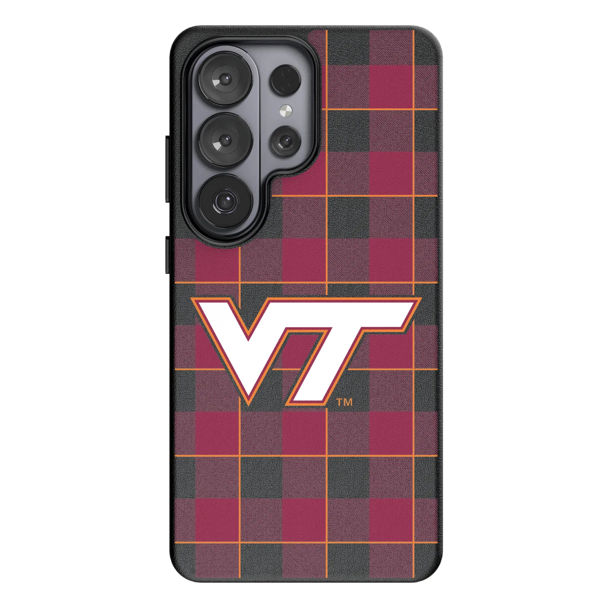 Virginia Tech Hokies Plaid Galaxy MagSafe Compatible Phone Case for Samsung Galaxy#Device_Galaxy S26 Ultra