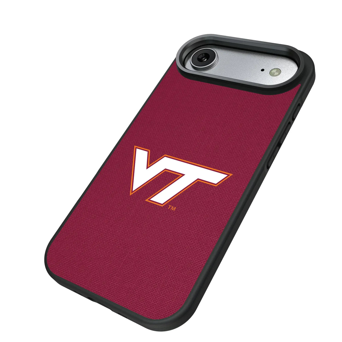 Virginia Tech Hokies Solid iPhone Bump Phone Case for Apple iPhone - Isometric View#Device_iPhone Air