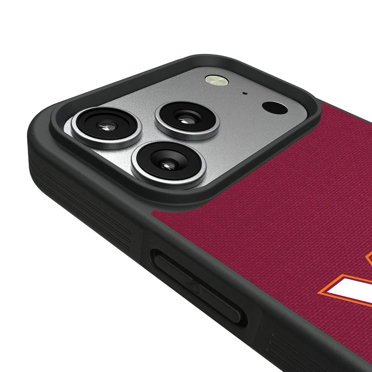 Virginia Tech Hokies Solid iPhone Bump Phone Case for Apple iPhone - Detail#Device_iPhone 17 Pro