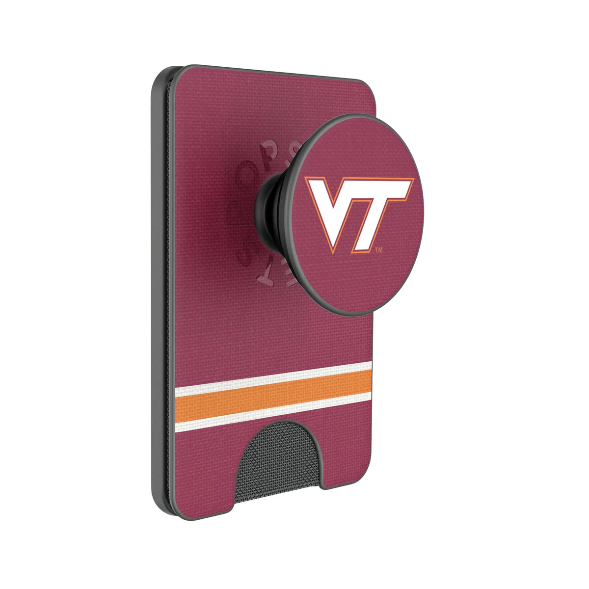 Virginia Tech Hokies Stripe Popsockets Wallet Magnetic