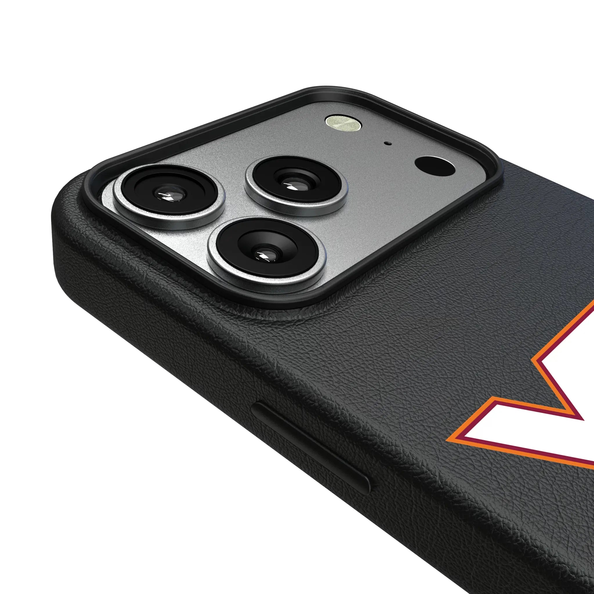 Virginia Tech Hokies Text Backdrop iPhone MagSafe Compatible Phone Case for Apple iPhone - Detail#Device_iPhone 17 Pro