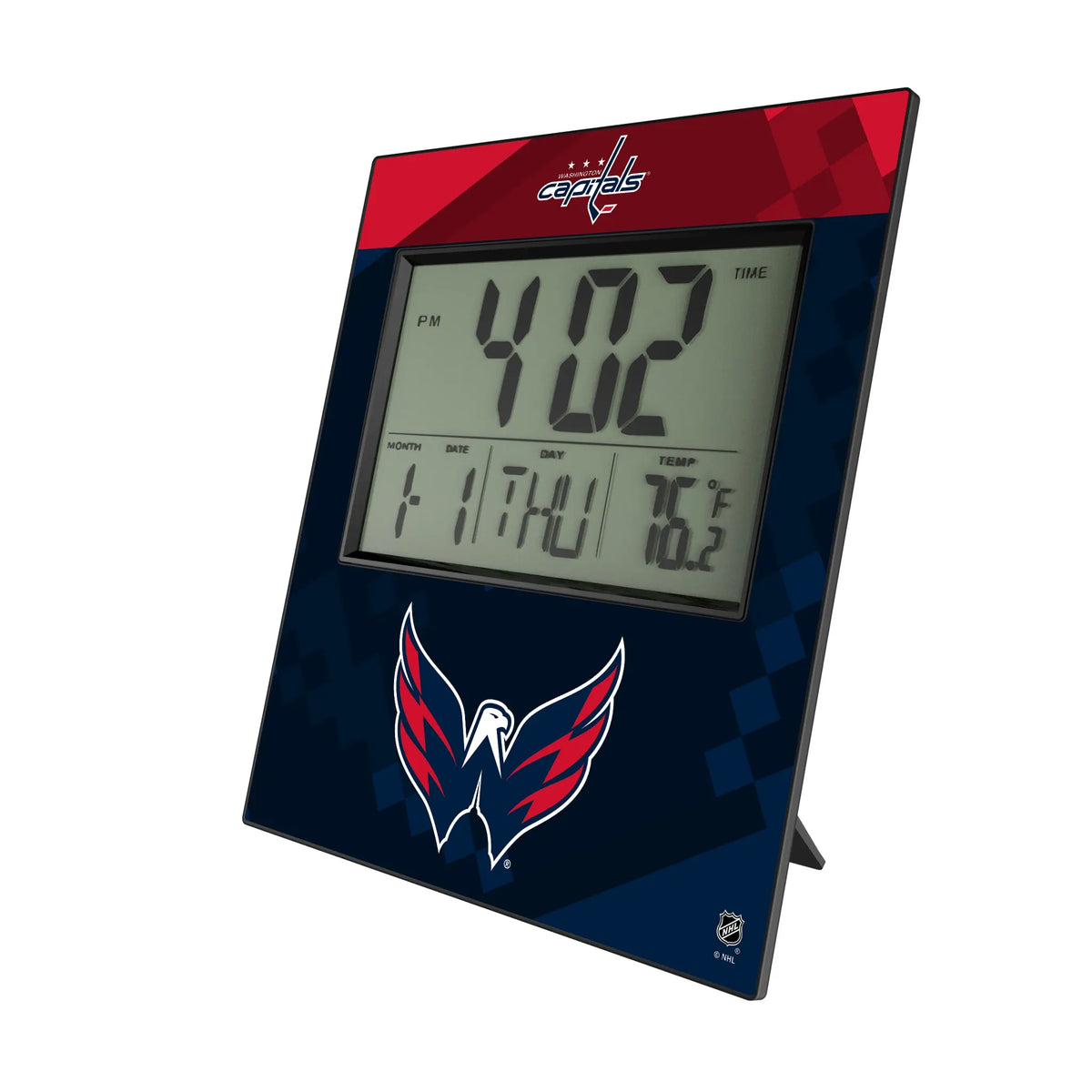 Washington Capitals Color Block Wall Clock