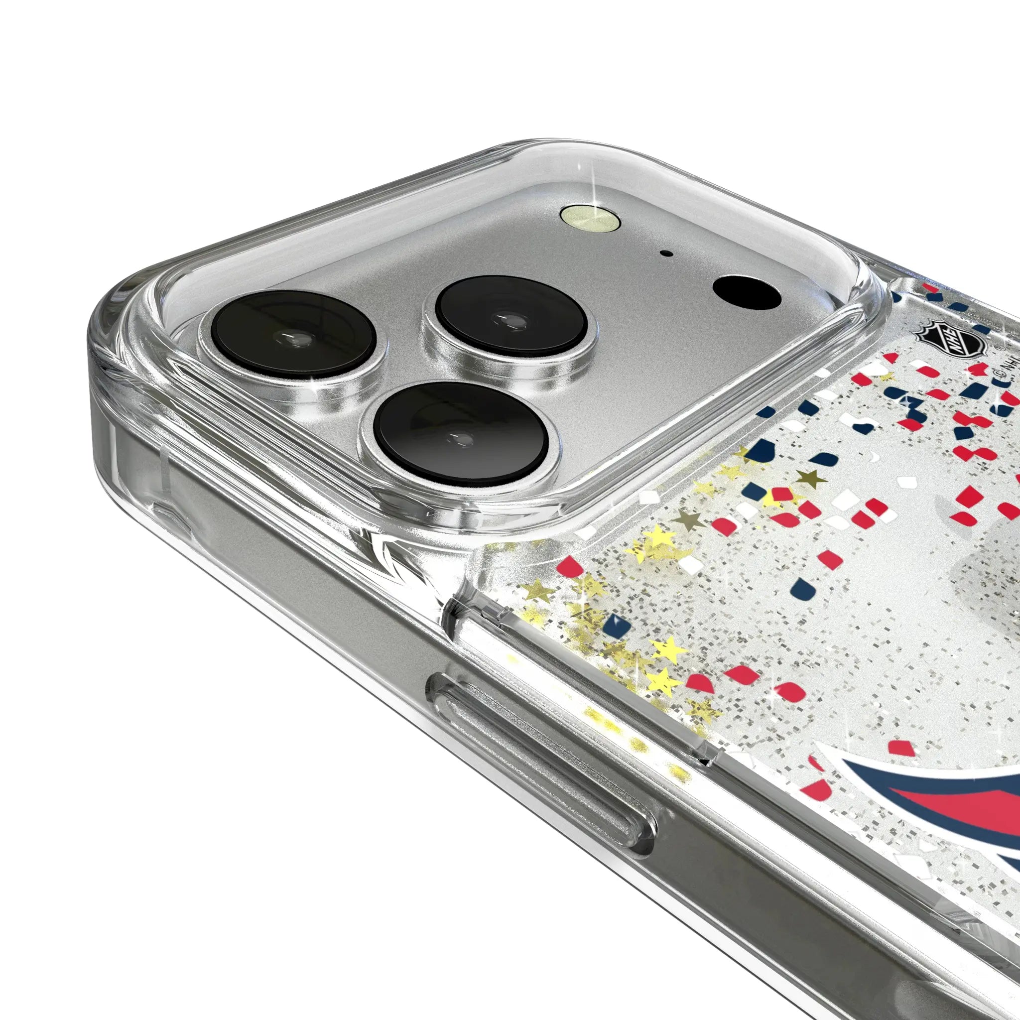 Washington Capitals Confetti iPhone Glitter Phone Case for Apple iPhone - Detail