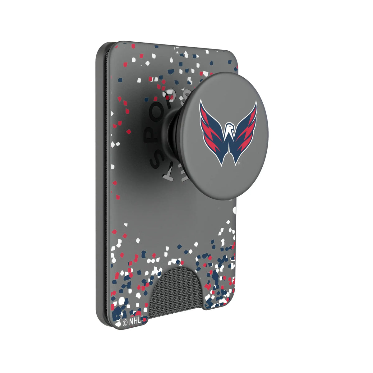 Washington Capitals Confetti Popsockets Wallet Magnetic