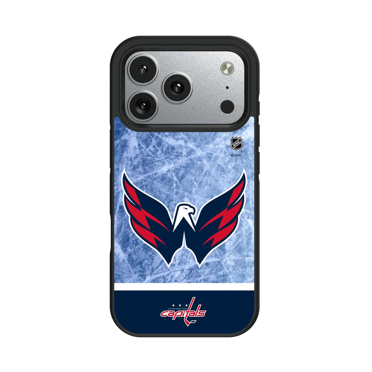 Washington Capitals Ice Wordmark iPhone Bump Phone Case for Apple iPhone#Device_iPhone 17 Pro