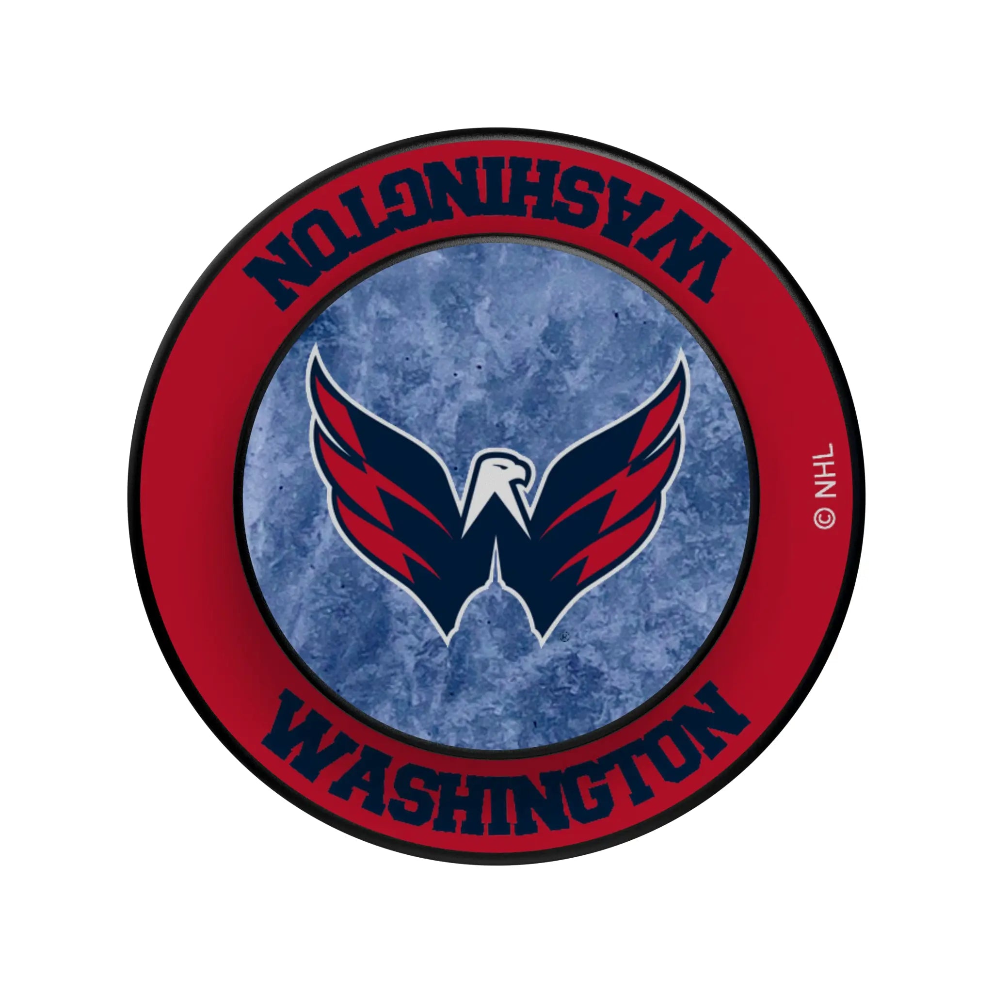 Washington Capitals Ice Wordmark Popsockets Round Magnetic