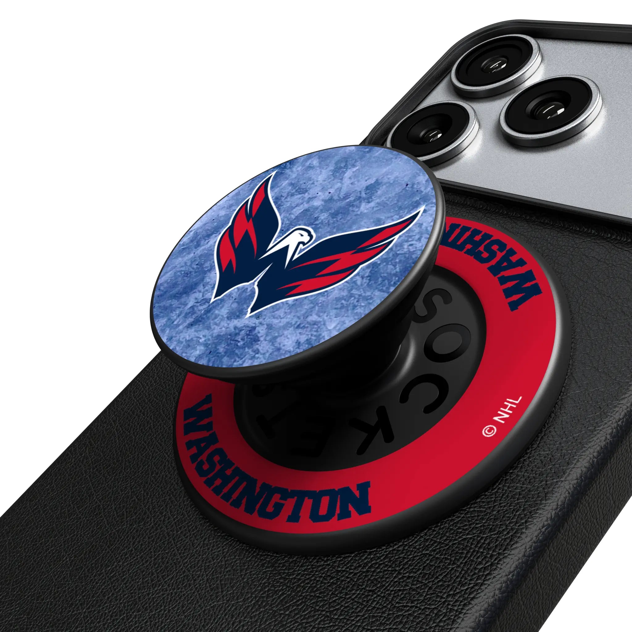 Washington Capitals Ice Wordmark Popsockets Round Magnetic