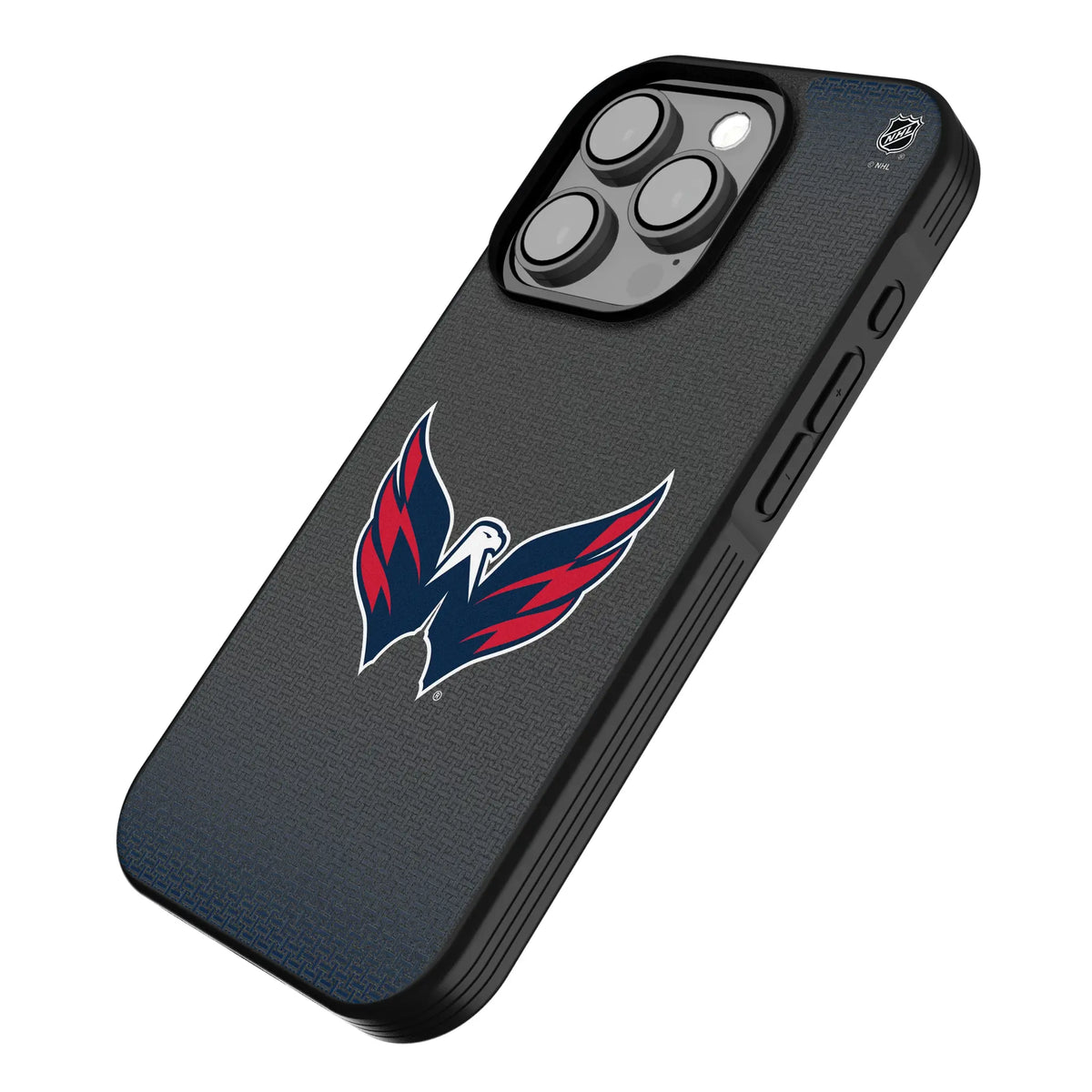 Washington Capitals Linen iPhone Bump Phone Case for Apple iPhone - Isometric View