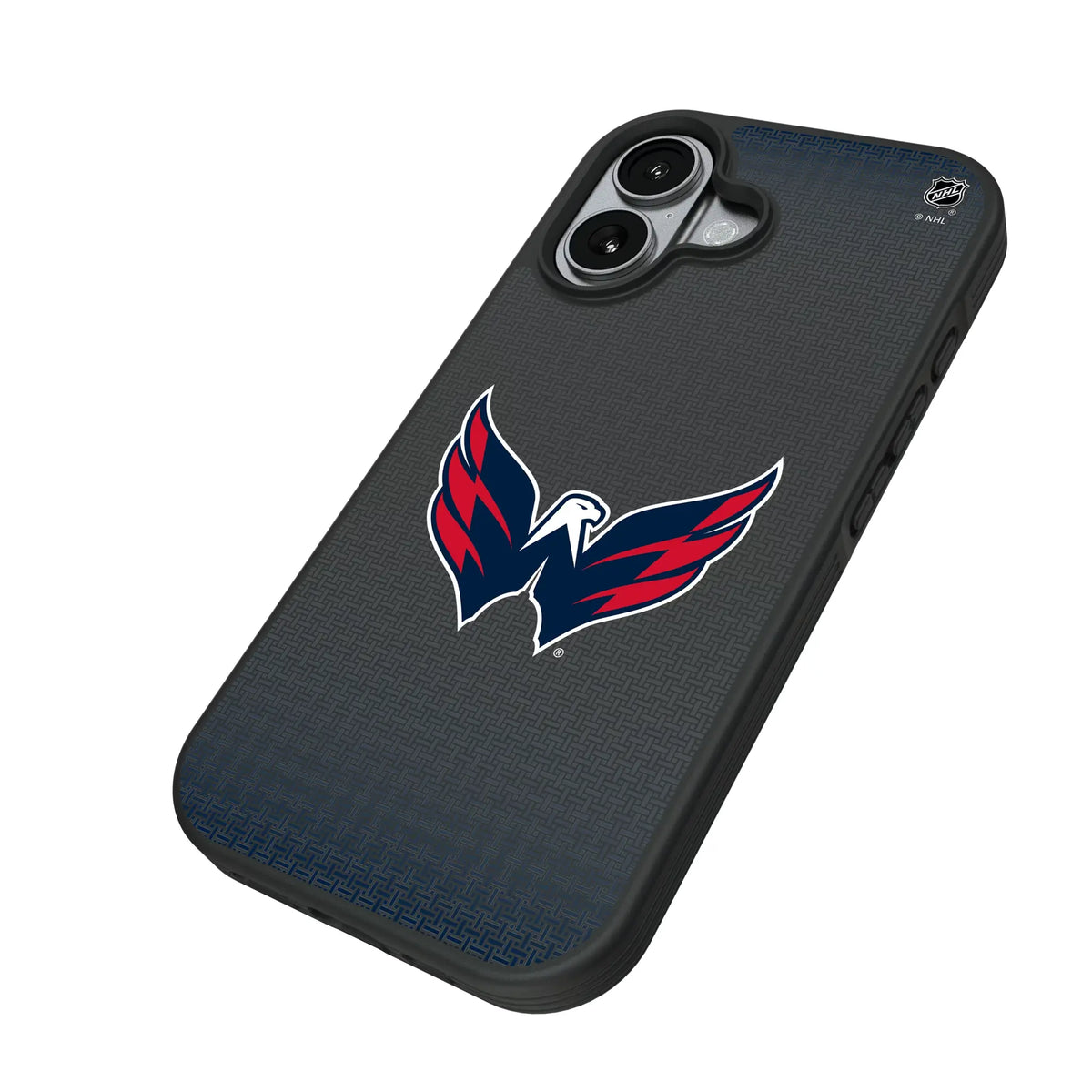 Washington Capitals Linen iPhone Bump Phone Case for Apple iPhone - Isometric View#Device_iPhone 17