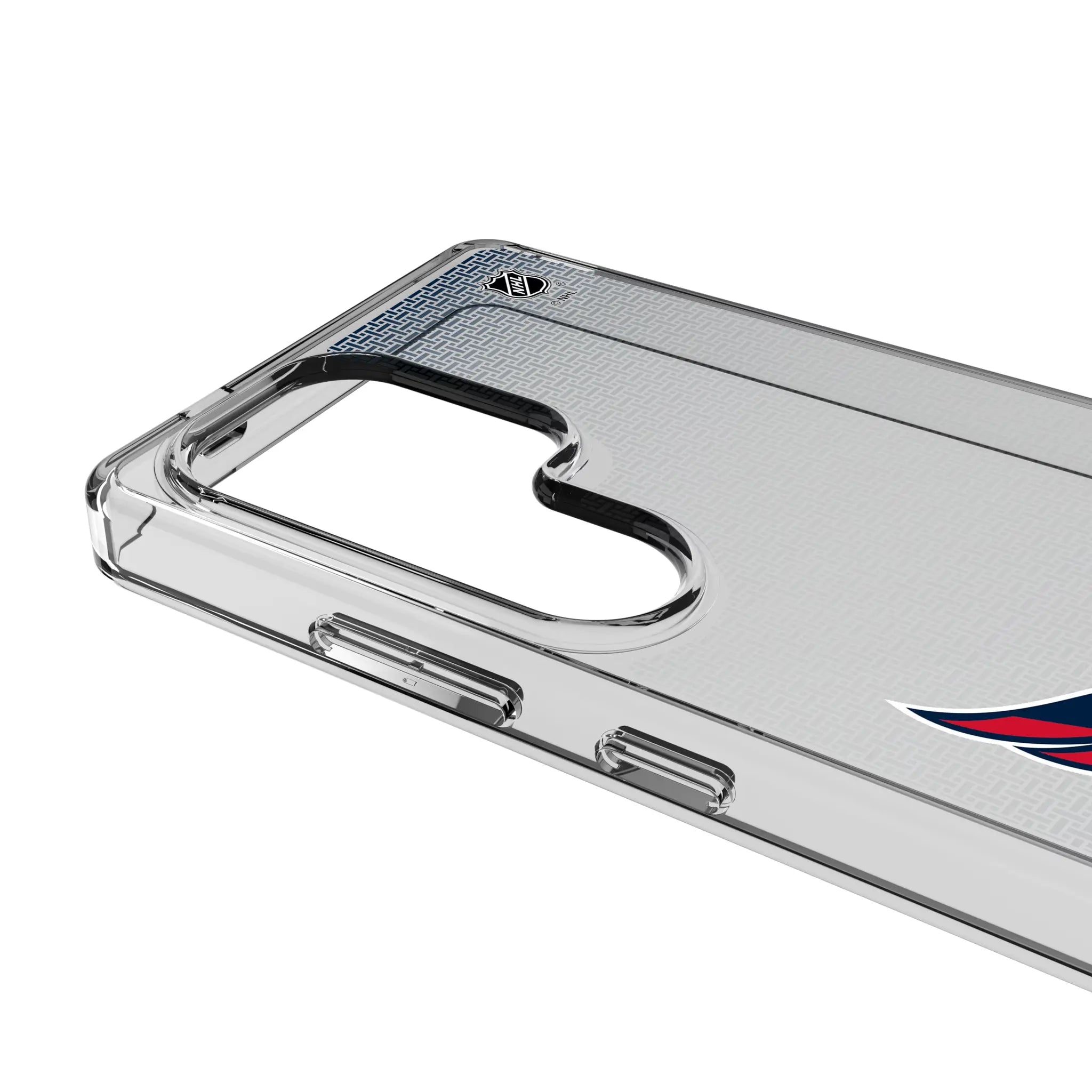 Washington Capitals Linen Galaxy Clear Phone Case for Samsung Galaxy - Detail#Device_Galaxy S25 Ultra