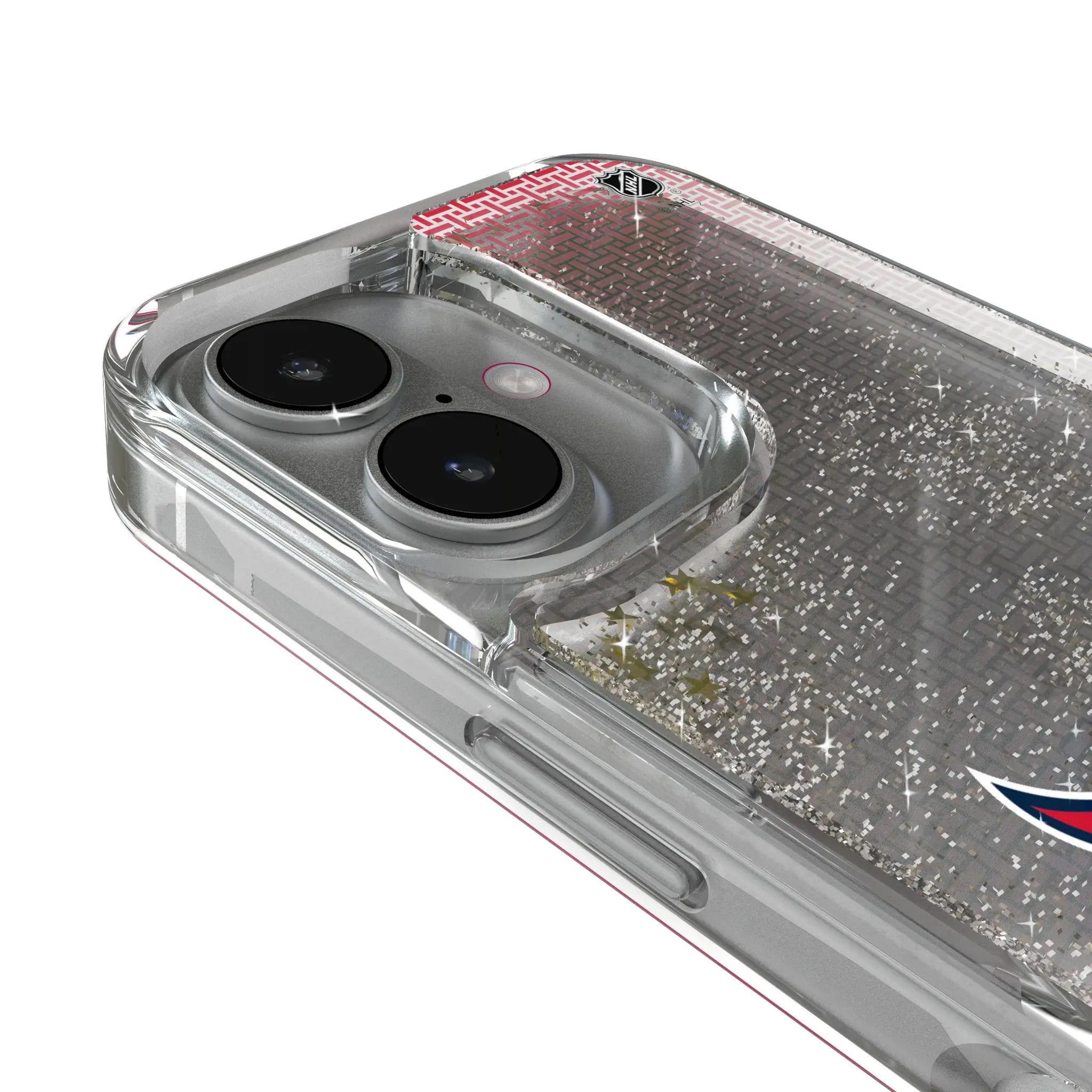 Washington Capitals Linen iPhone Glitter Phone Case for Apple iPhone - Detail